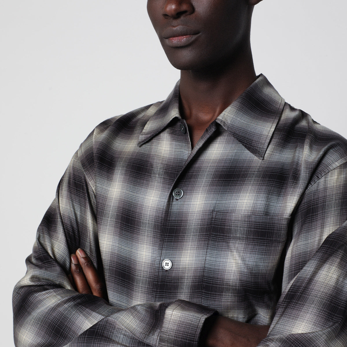 Our Legacy Every Checked Tencel Shirt Men