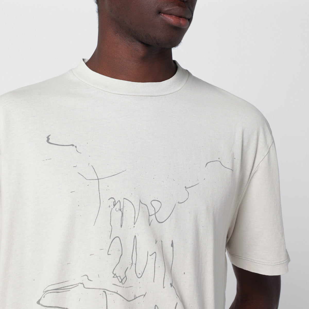 Our Legacy Box Short-Sleeved Cotton T-Shirt Men OUR LEGACY