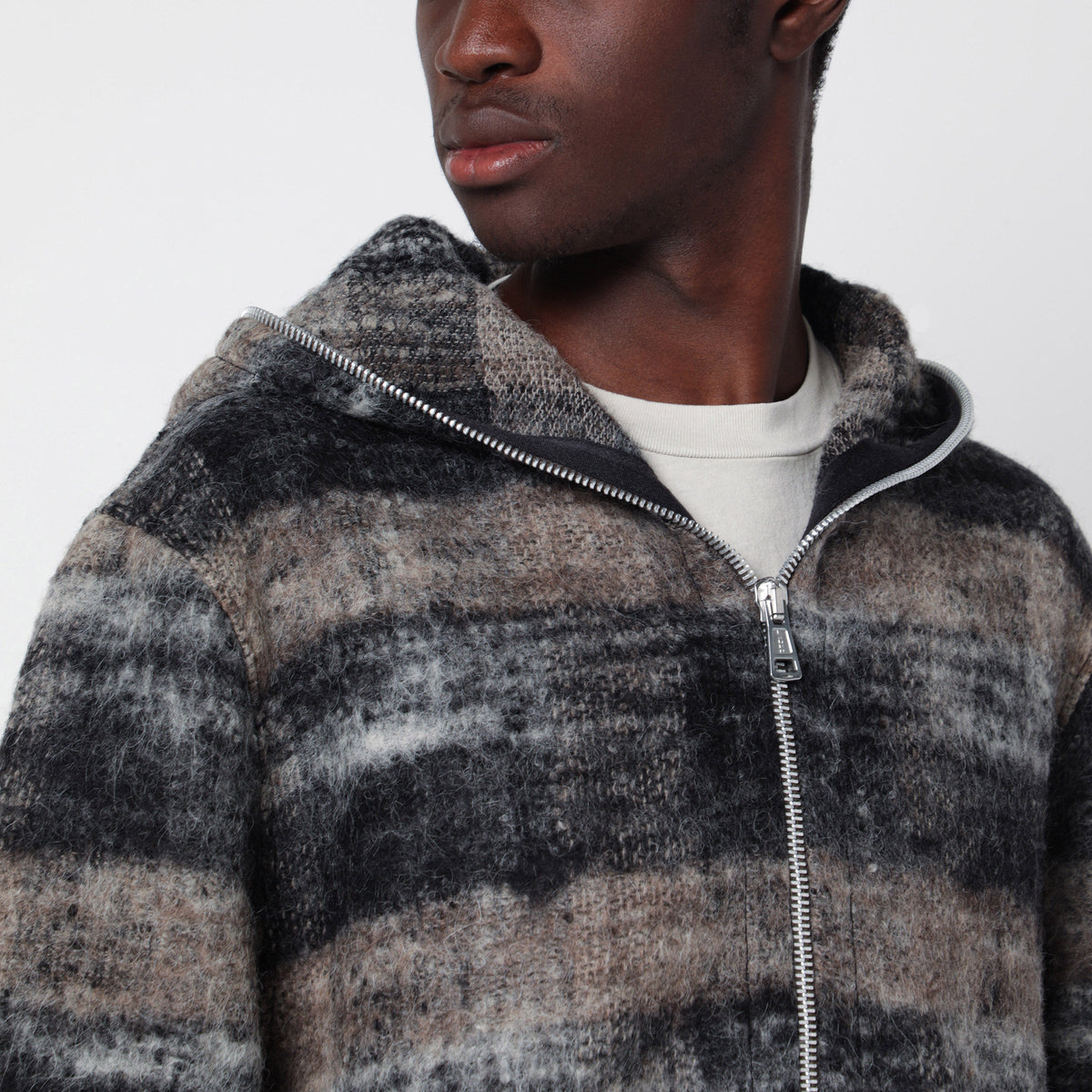 Our Legacy Wool Blend Checked Hoodie Men OUR LEGACY