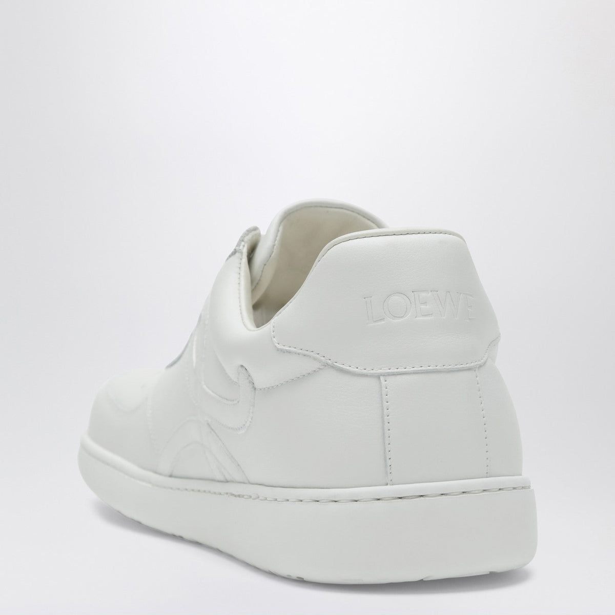 Loewe Jambo Sneakers In Soft White Grained Calfskin Men LOEWE