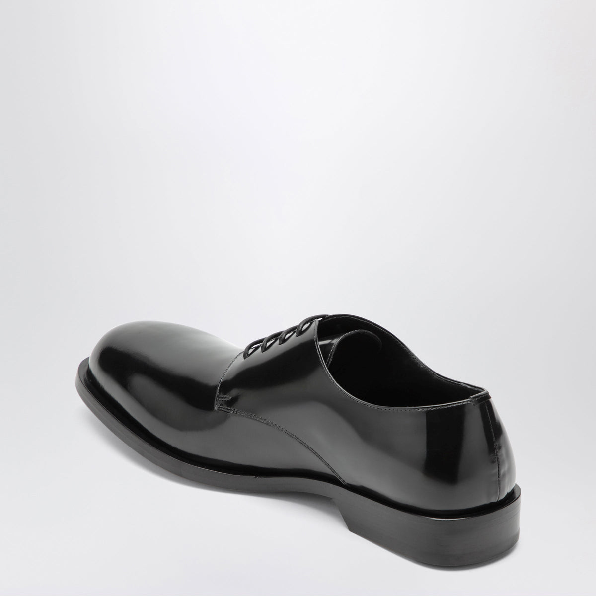 Loewe Black Bobine Derby Shoes In Brushed Calfskin Leather Men LOEWE