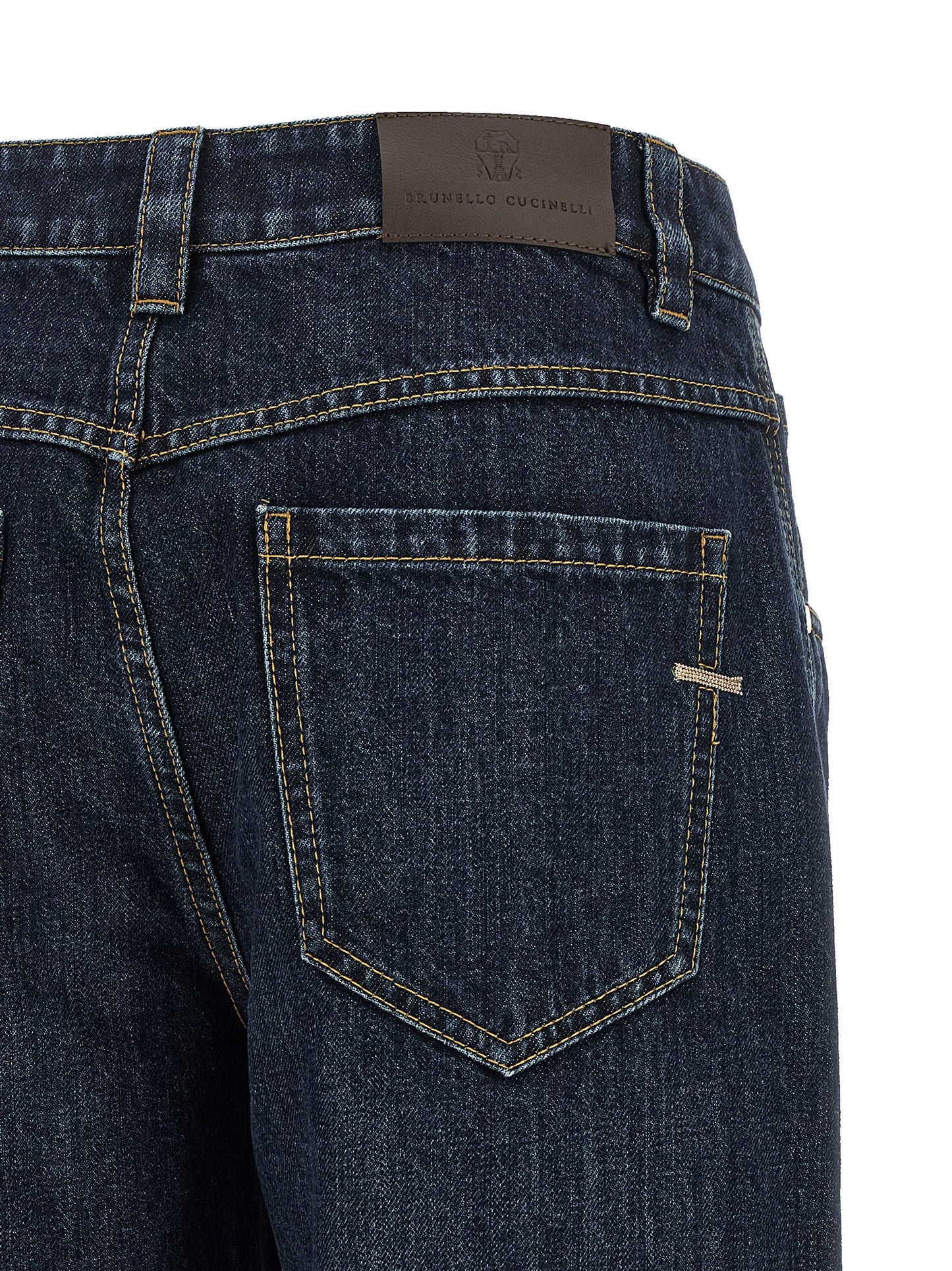 Brunello Cucinelli Women 'Shiny Bartack' Jeans BRUNELLO CUCINELLI