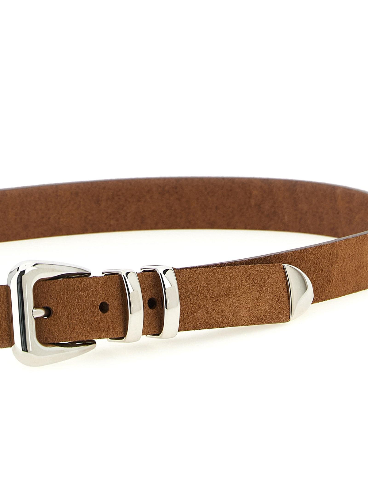 Brunello Cucinelli Men Metal Toe Cap Belt BRUNELLO CUCINELLI