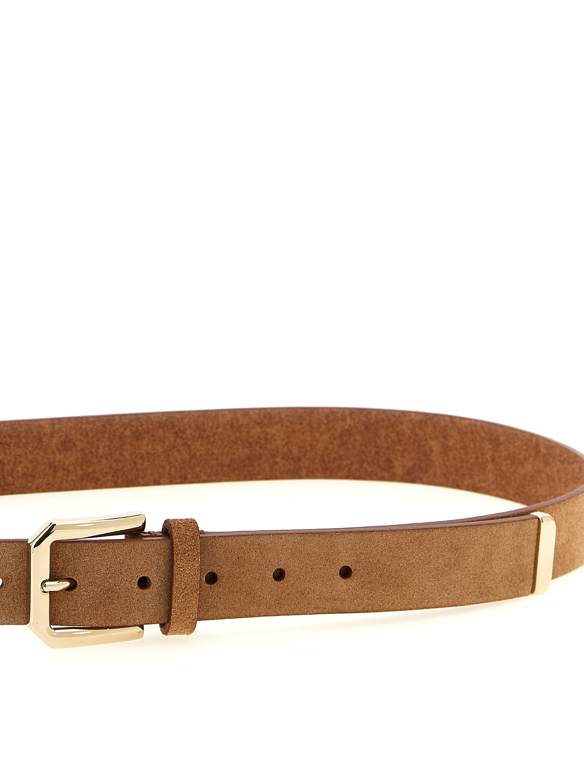 Brunello Cucinelli Men Inverted Leather Belt BRUNELLO CUCINELLI