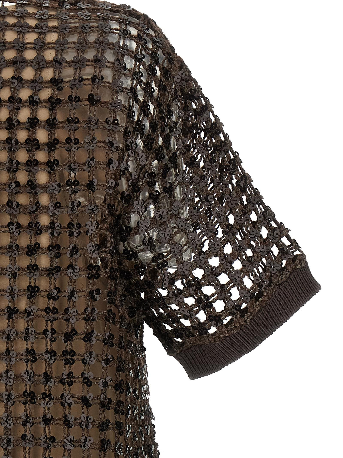 Brunello Cucinelli Women Sequin Mesh Dress BRUNELLO CUCINELLI