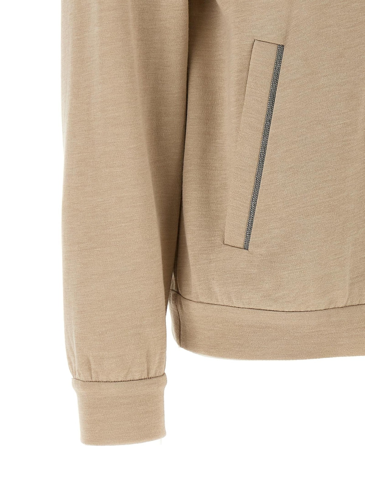 Brunello Cucinelli Women 'Precious Zipper Pull' Hoodie BRUNELLO CUCINELLI
