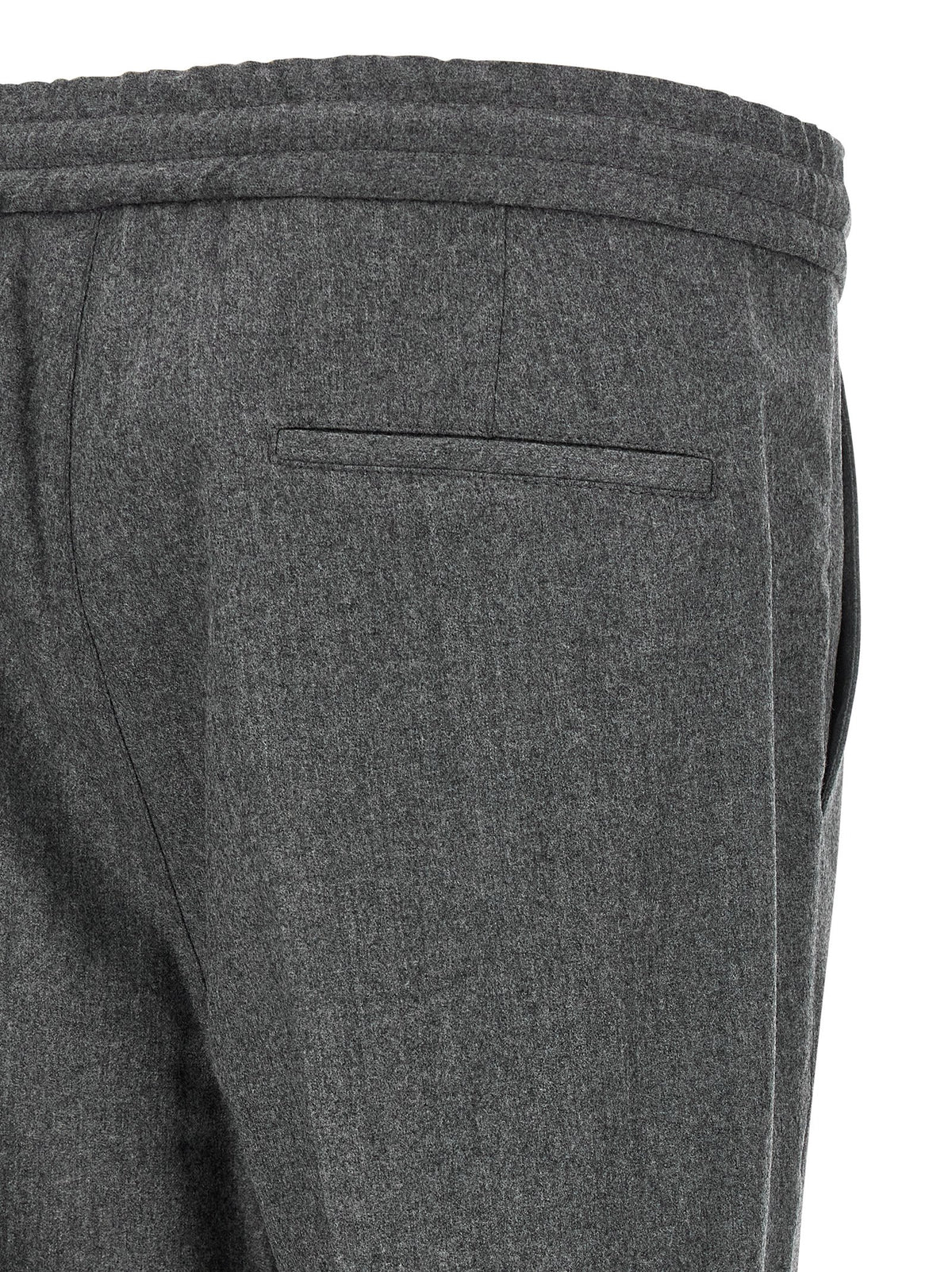 Brunello Cucinelli Men Wool Flannel Pants BRUNELLO CUCINELLI