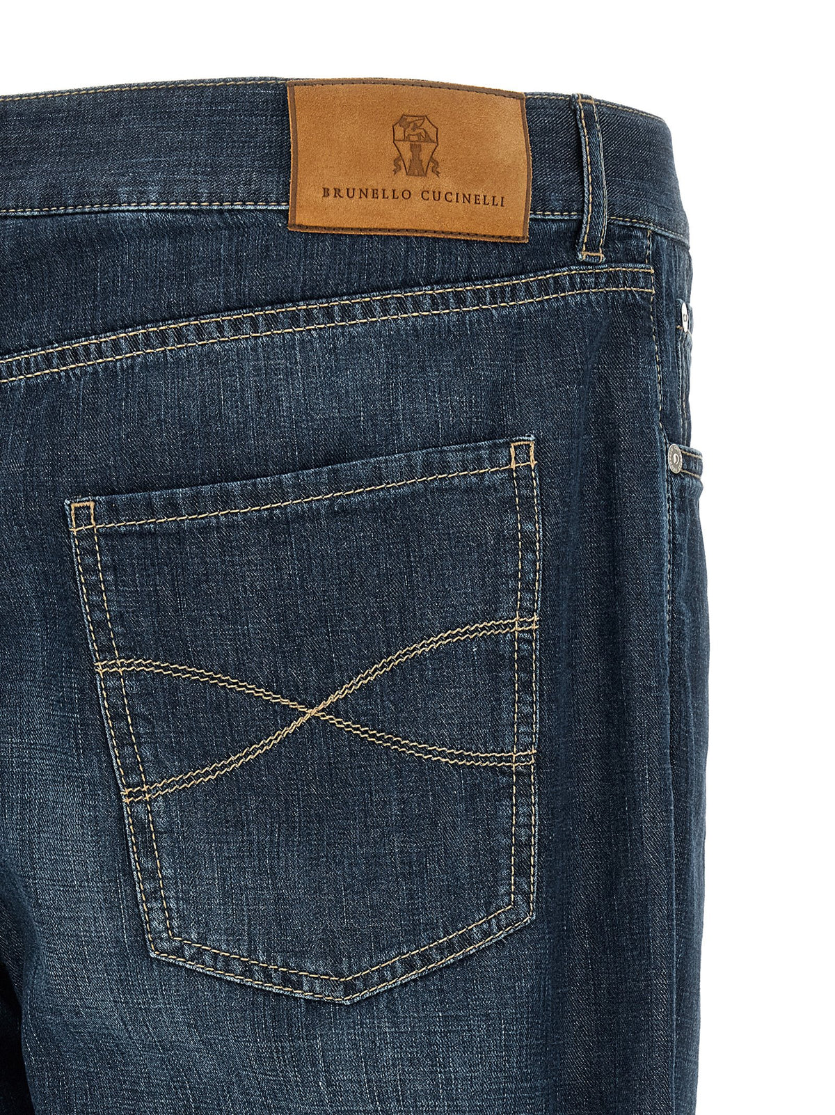 Brunello Cucinelli Men Jeans Denim Old BRUNELLO CUCINELLI