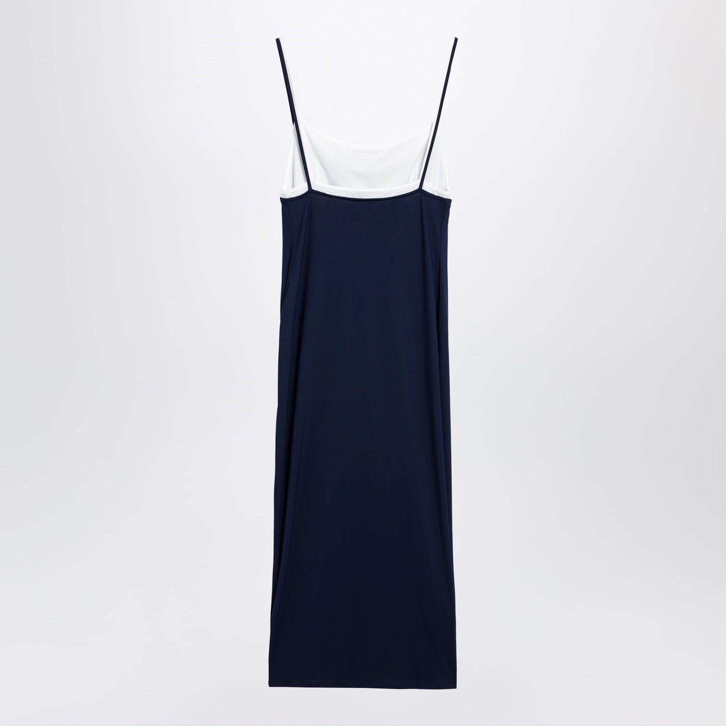 Miu Miu Blue Midi Dress In Stretch Jersey Women MIU MIU