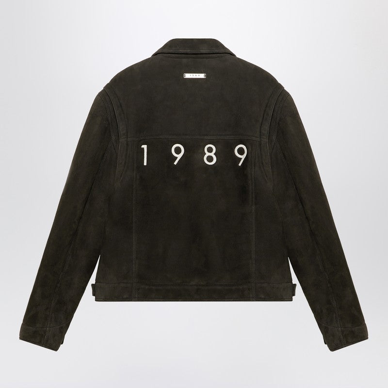 1989 Studio Dark Brown Shearling Jacket Men