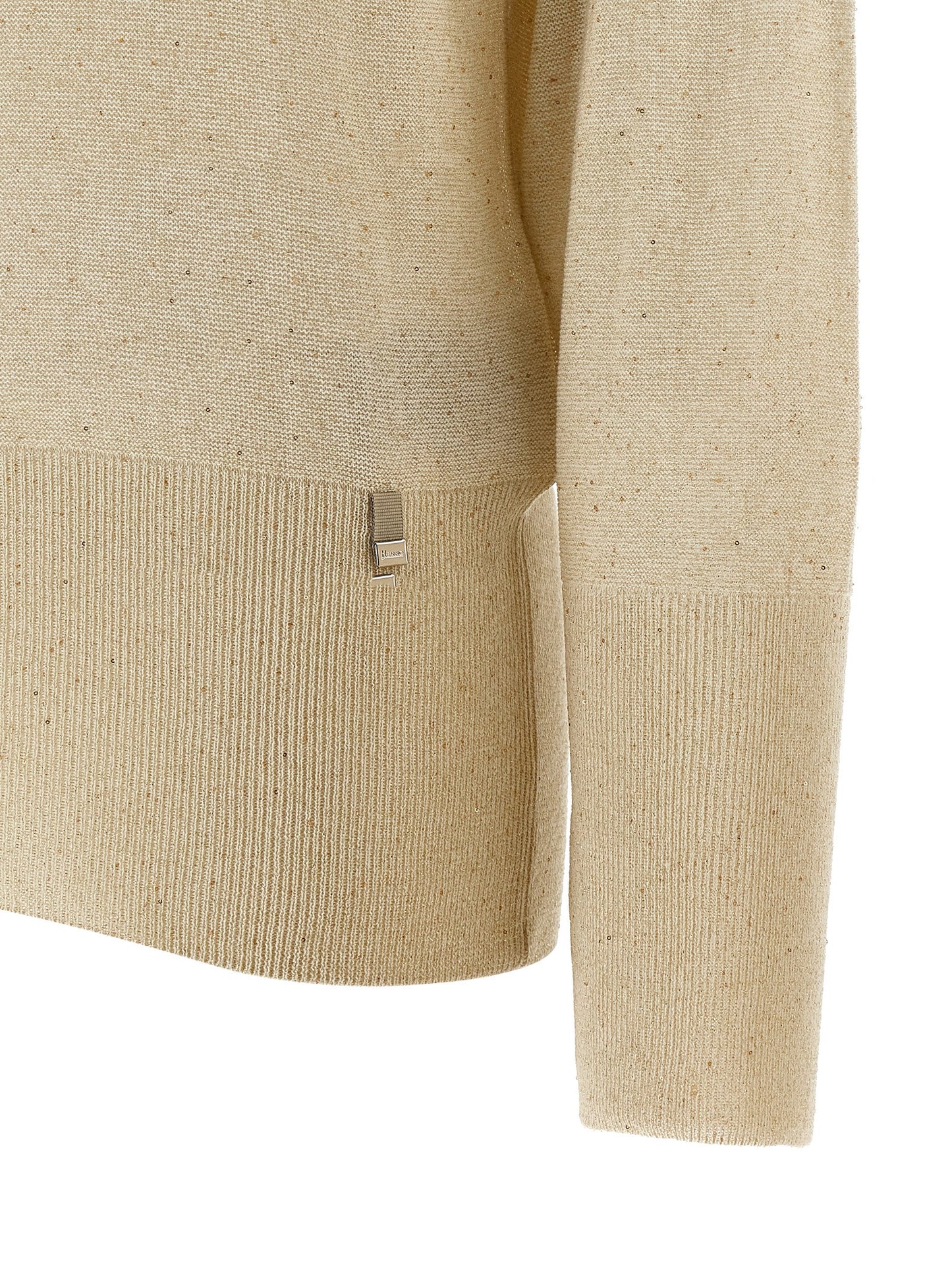 Herno Women Lamé And Sequin Yarn Sweater HERNO