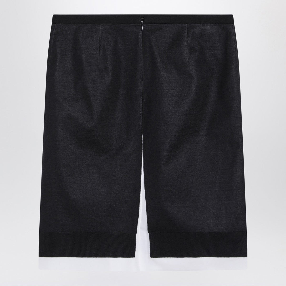 Miu Miu Skirt With Double Layer Blue/White Women MIU MIU