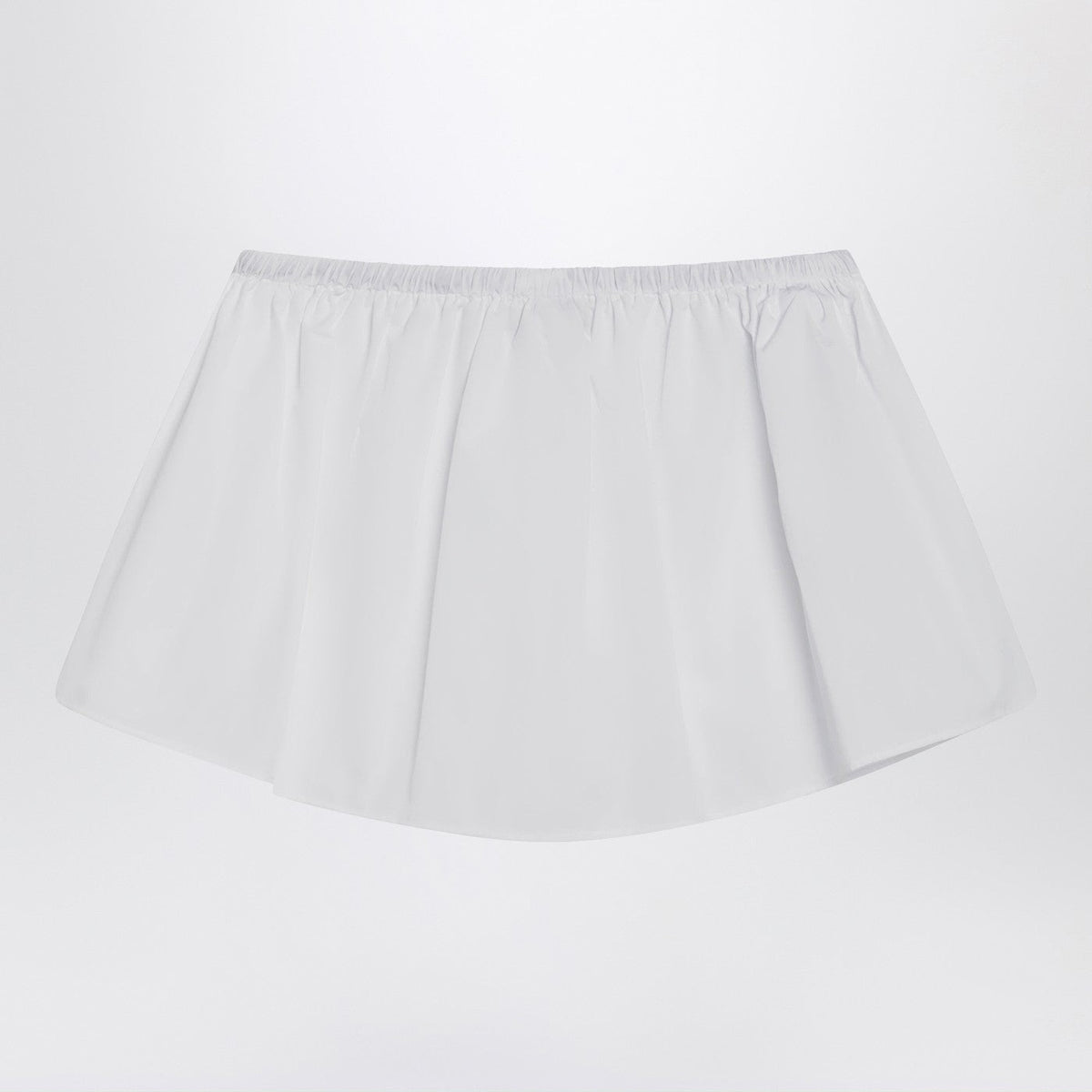 Miu Miu White Cotton Mini Skirt Women MIU MIU