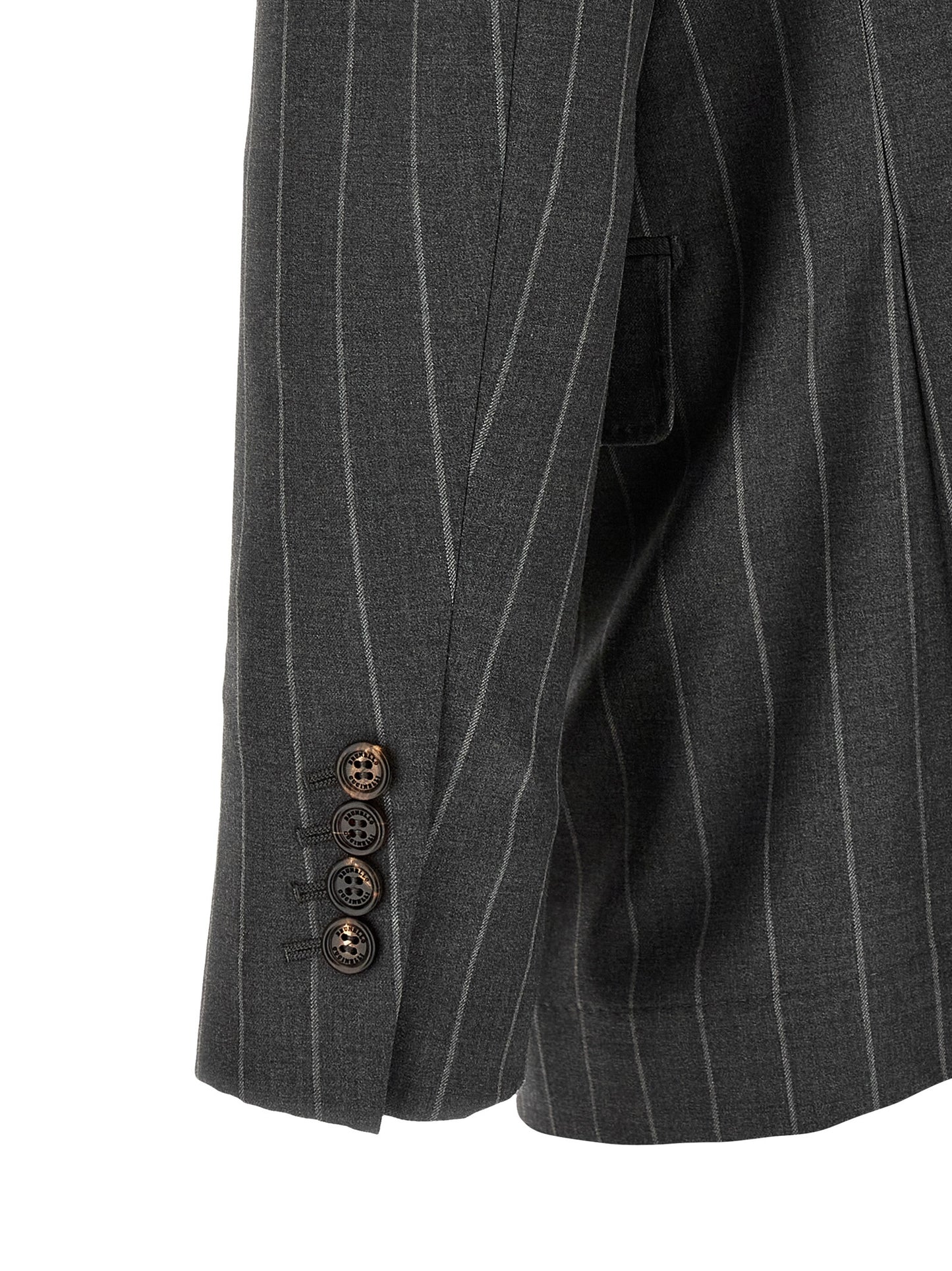 Brunello Cucinelli Men Pinstripe Blazer BRUNELLO CUCINELLI