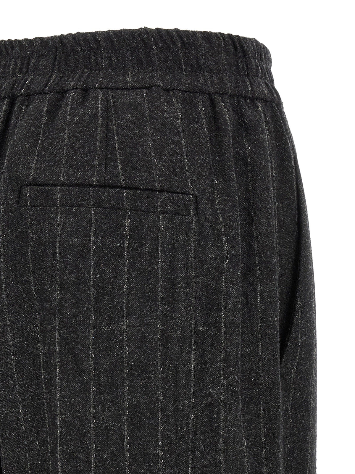 Brunello Cucinelli Women Brunello Cucinelli Women Micro Sequin Pinstripe Pants BRUNELLO CUCINELLI