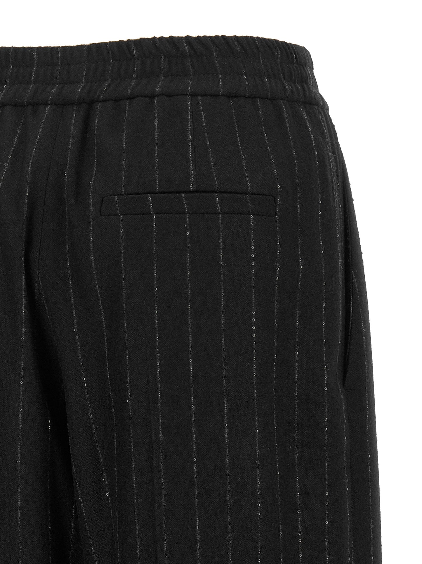 Brunello Cucinelli Women Micro Sequin Pinstripe Pants BRUNELLO CUCINELLI