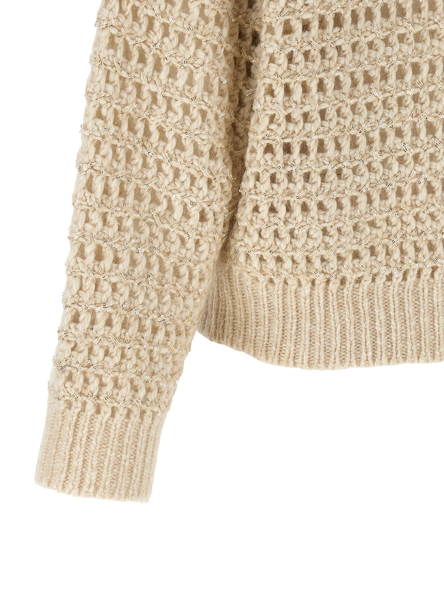 Brunello Cucinelli Women 'Dazzling Braids' Sweater BRUNELLO CUCINELLI