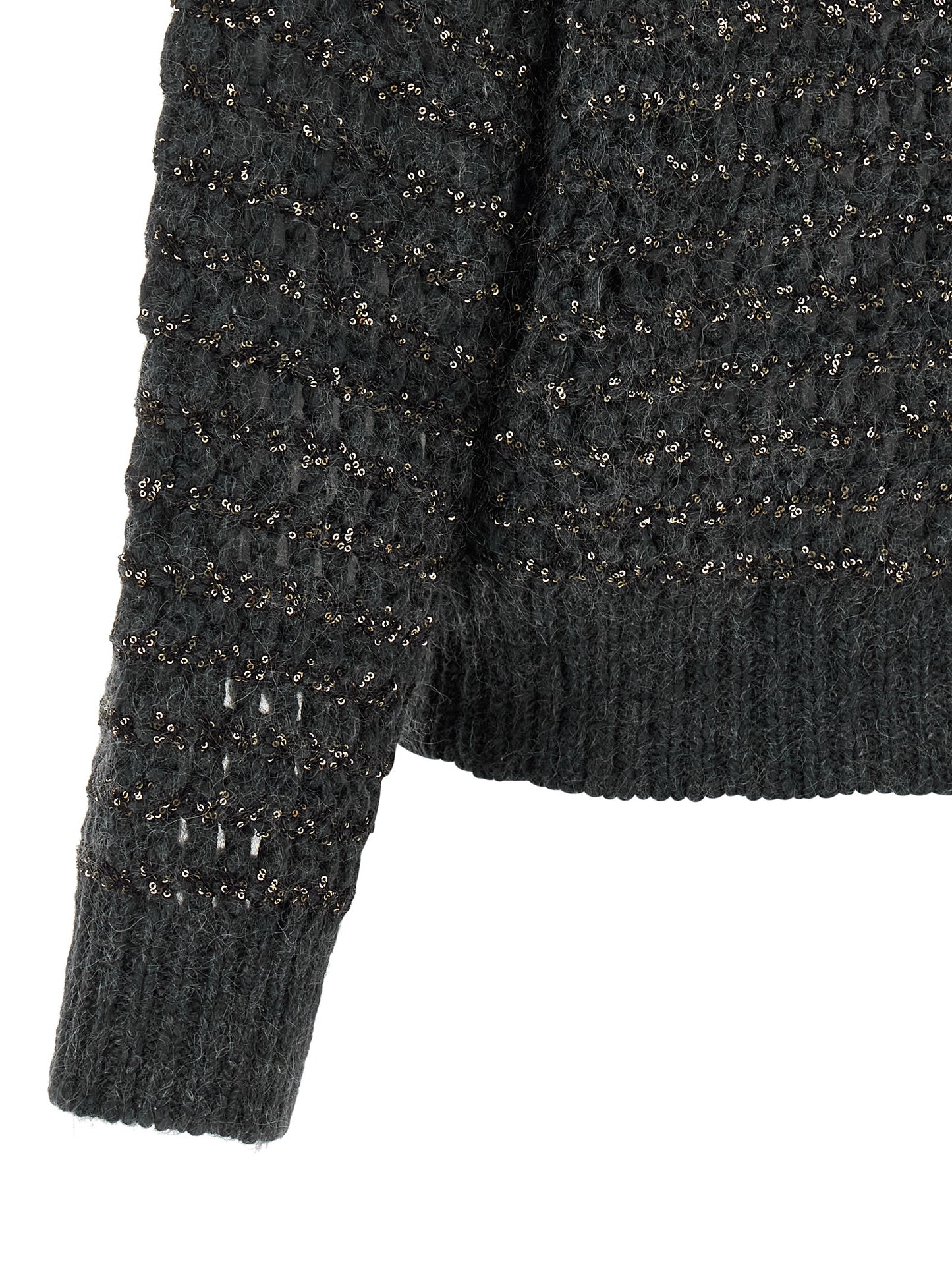 Brunello Cucinelli Women 'Dazzling Braids' Sweater BRUNELLO CUCINELLI