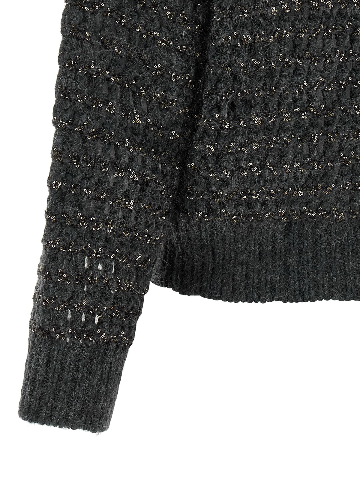 Brunello Cucinelli Women 'Dazzling Braids' Sweater BRUNELLO CUCINELLI