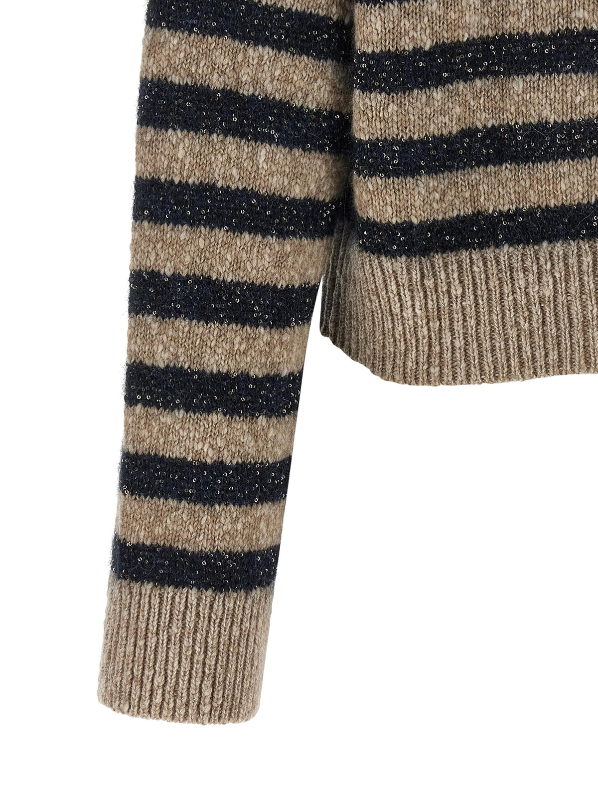 Brunello Cucinelli Women 'Dazzling Stripes' Sweater BRUNELLO CUCINELLI