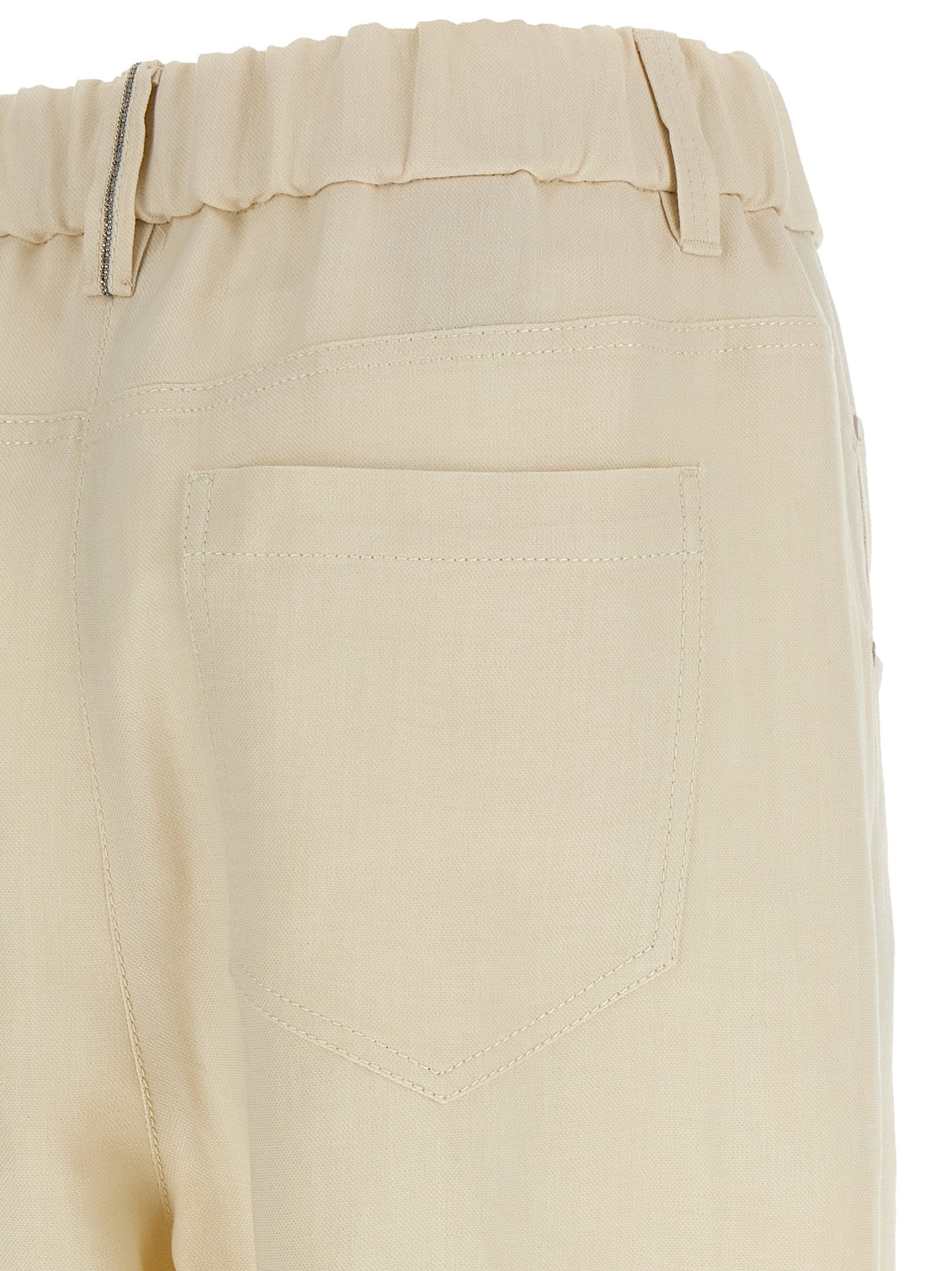 Brunello Cucinelli Women Linen Trousers BRUNELLO CUCINELLI