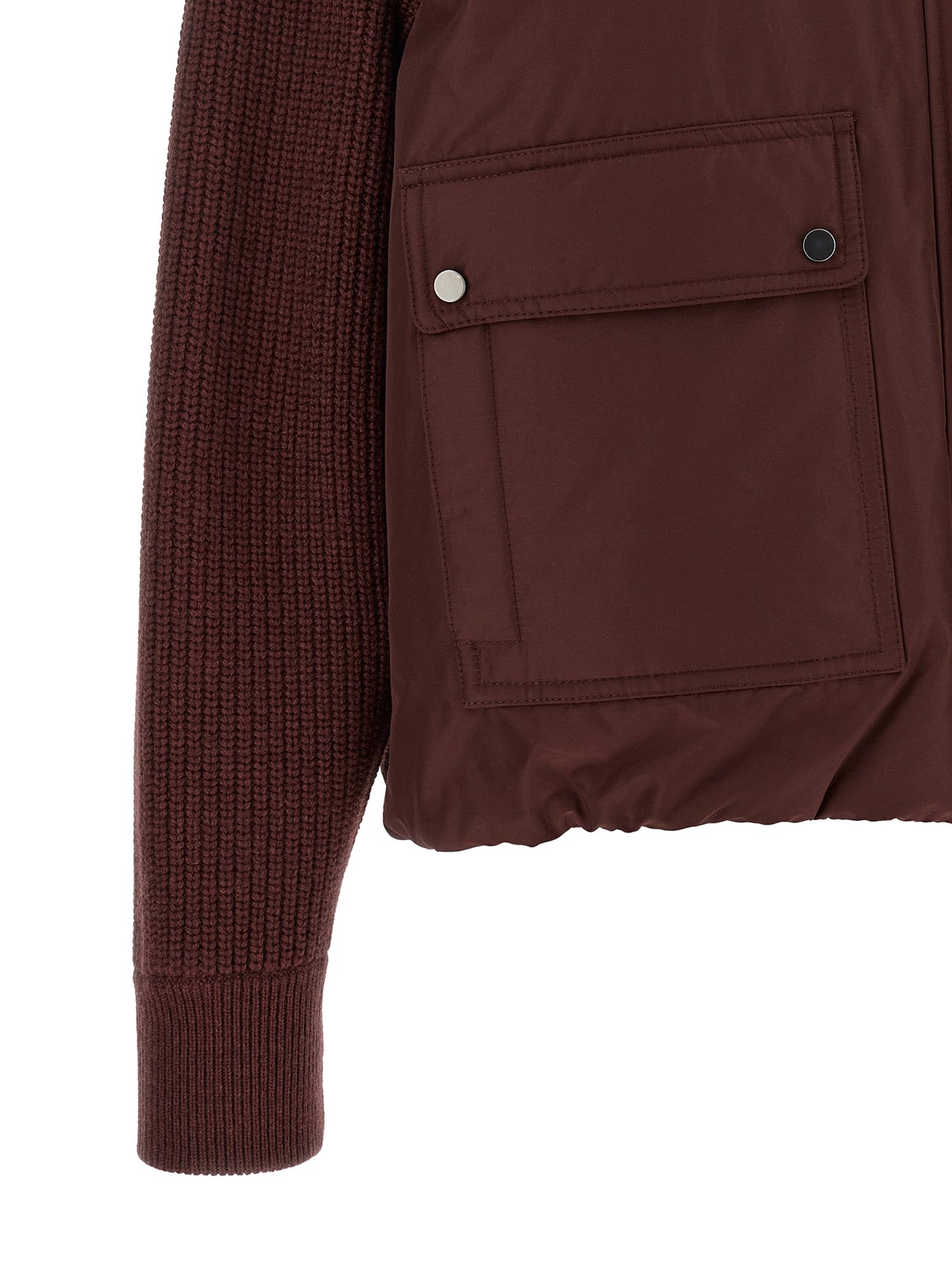 Brunello Cucinelli Women 'Shiny Zipper Pull' Down Jacket BRUNELLO CUCINELLI