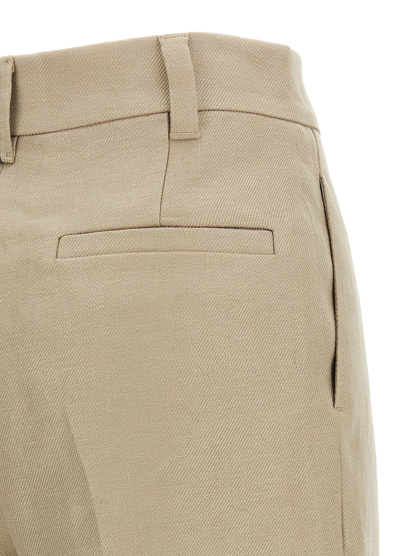 Brunello Cucinelli Women Linen Trousers BRUNELLO CUCINELLI