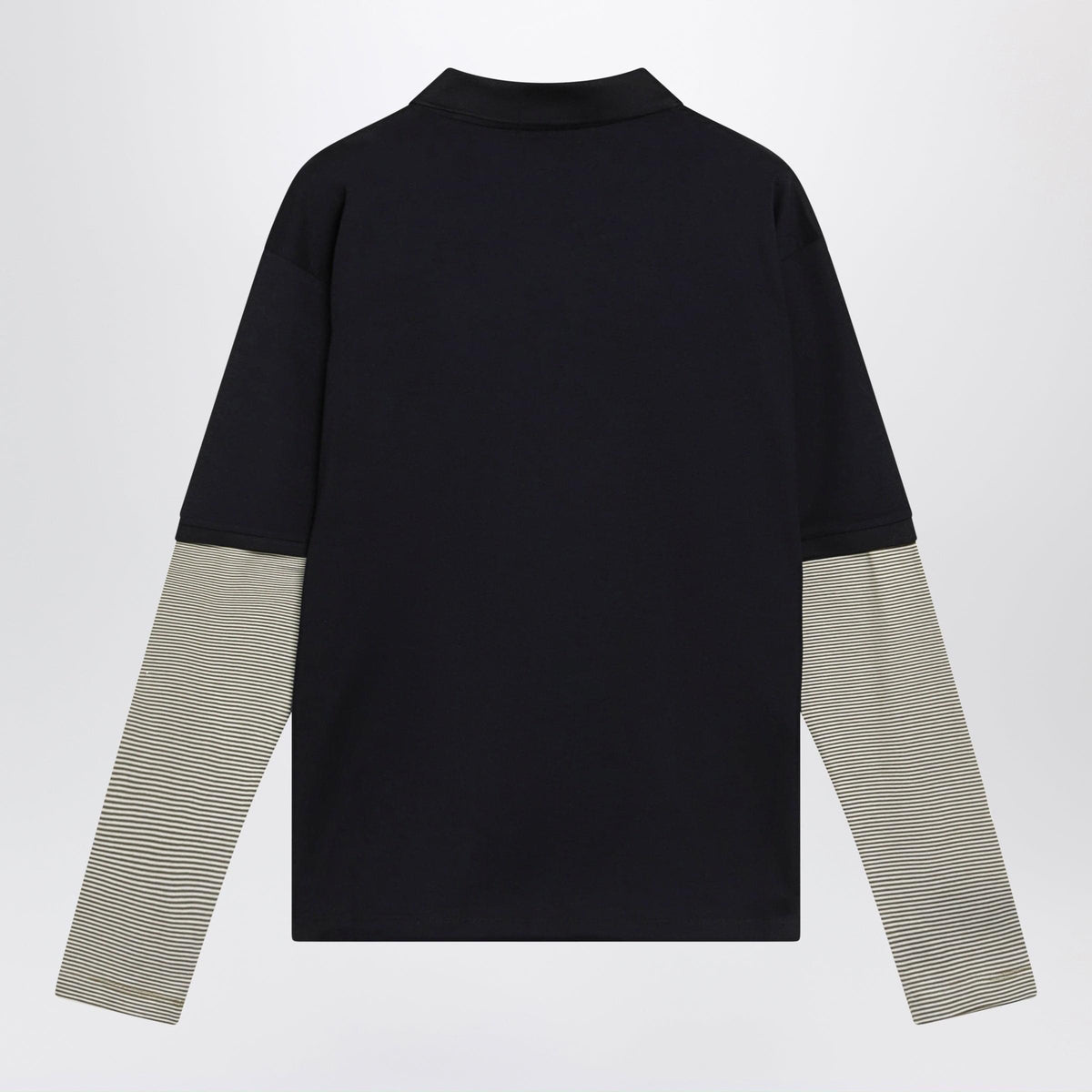 Miu Miu Blue/Olive Cotton Jersey Polo Shirt Women MIU MIU