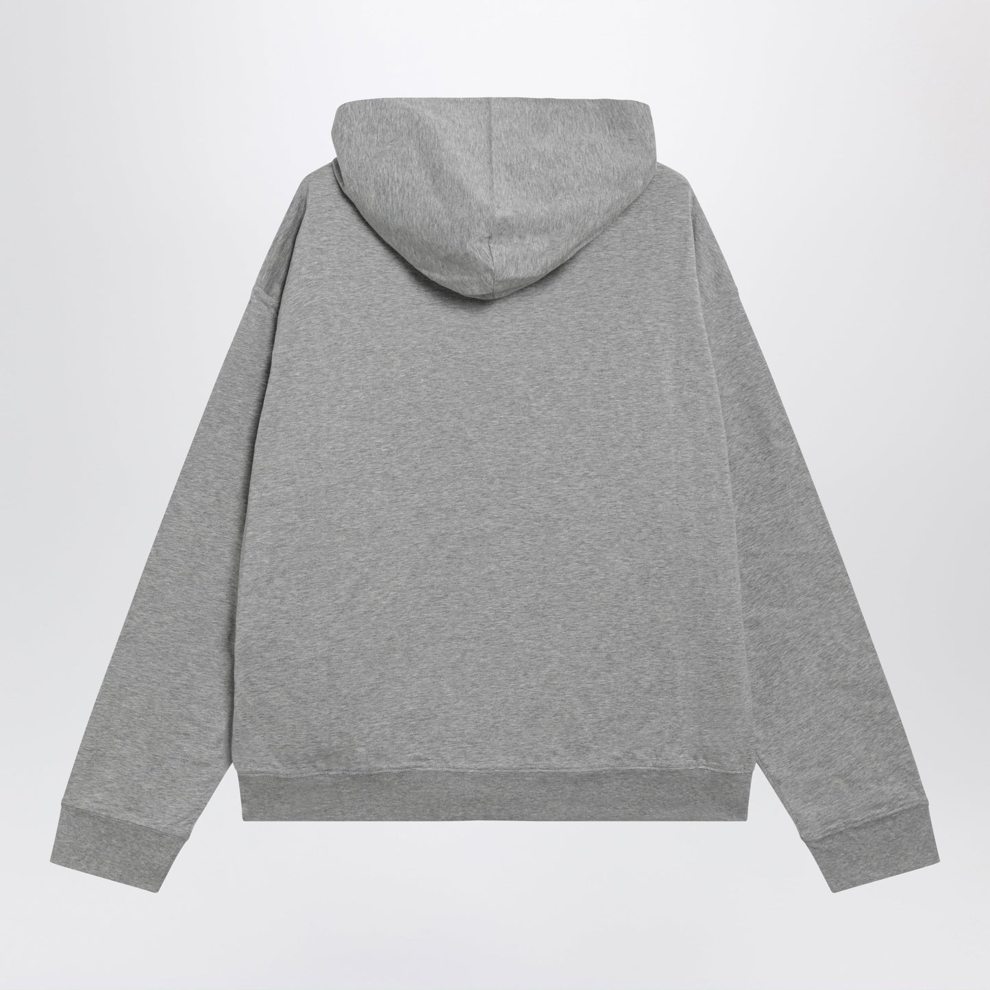 Miu Miu Grey Cotton Zip-Up Sweatshirt Women MIU MIU