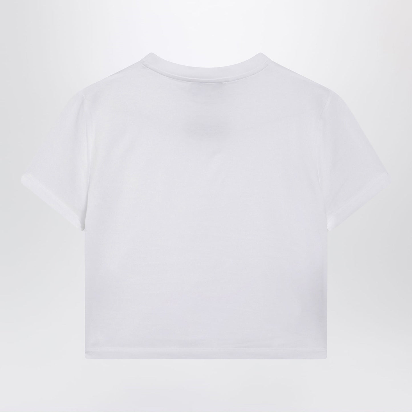 Miu Miu White Jersey T-Shirt With Logo Women MIU MIU