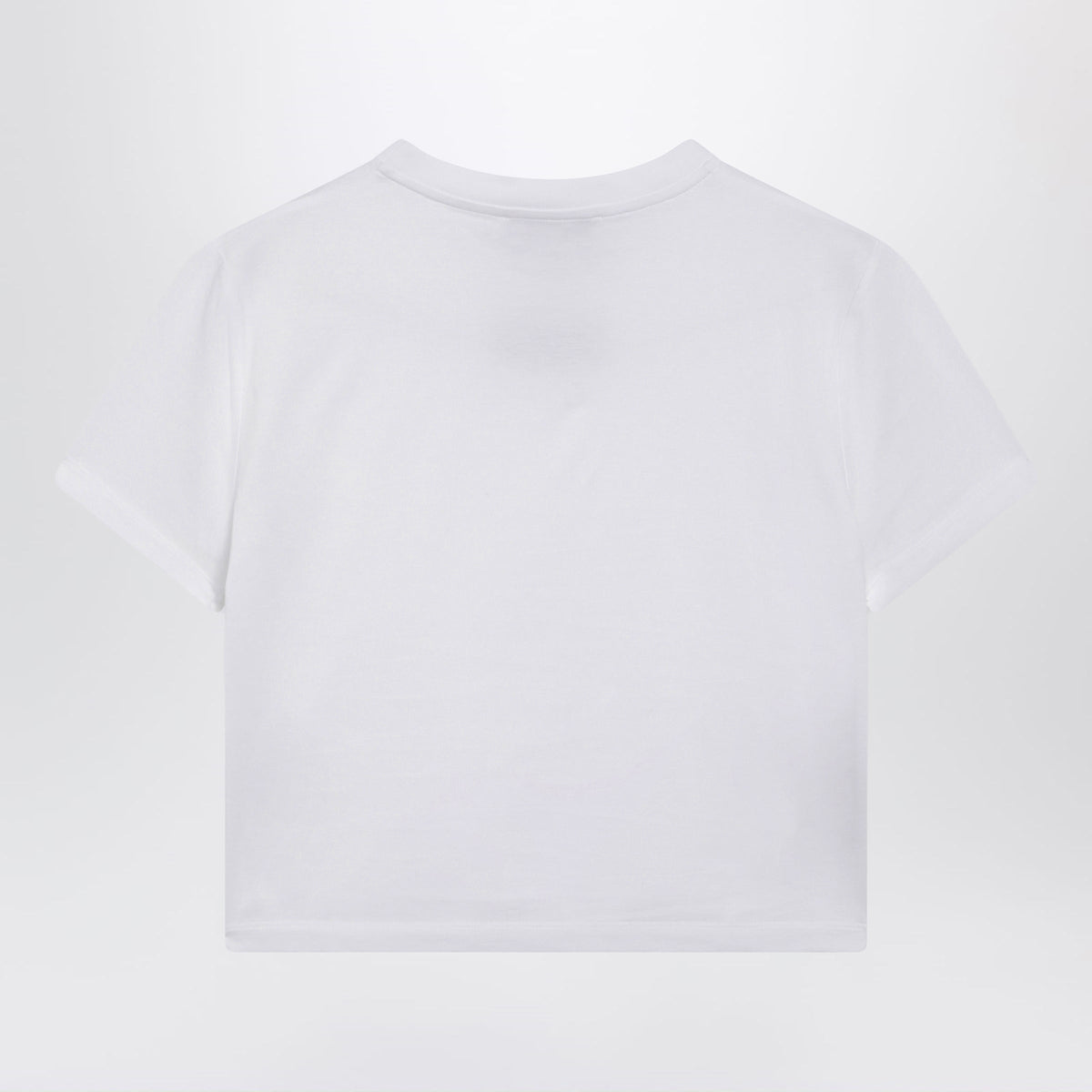 Miu Miu White Jersey T-Shirt With Logo Women MIU MIU