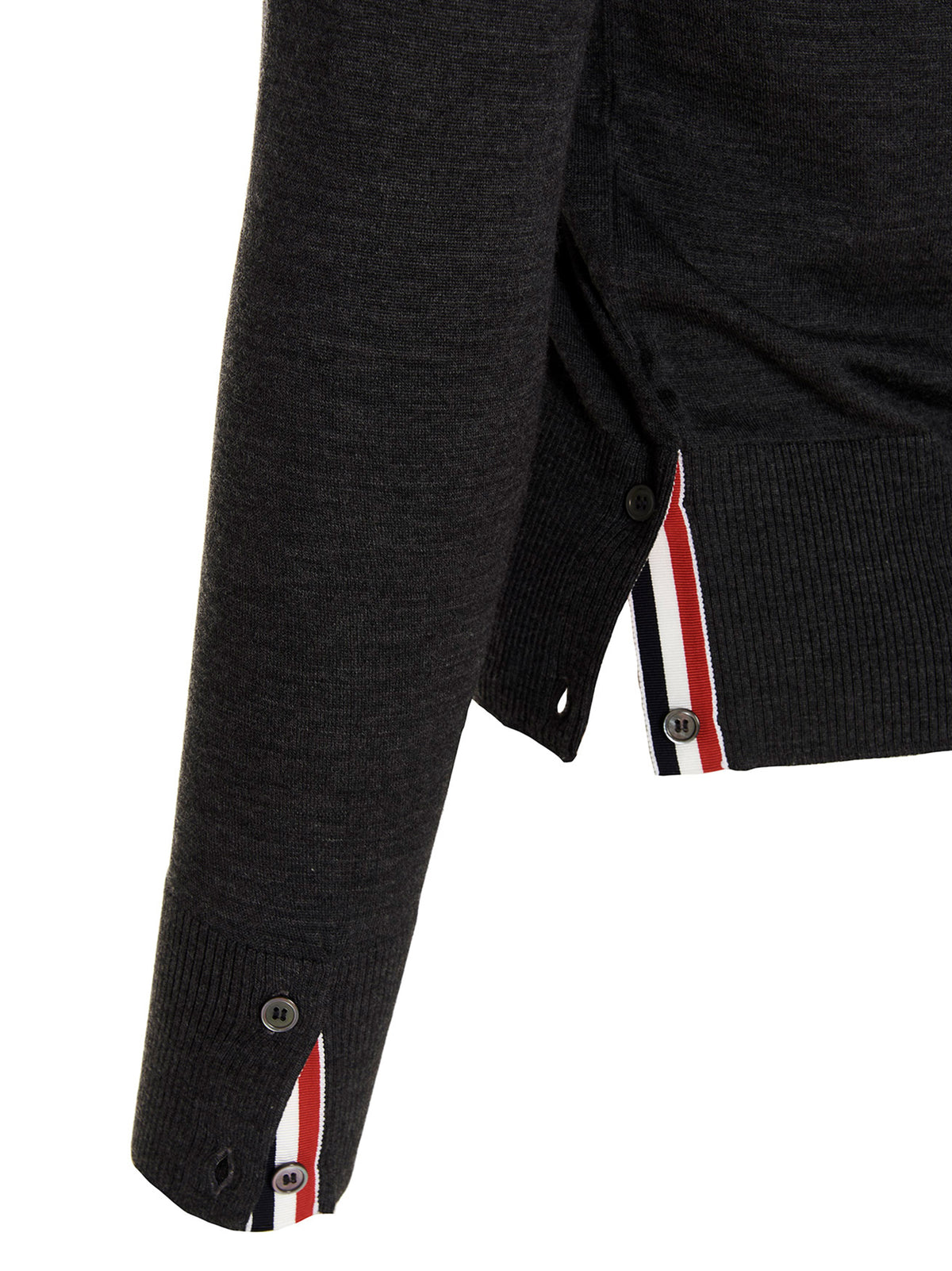 Thom Browne Men Merino Wool Cardigan THOM BROWNE
