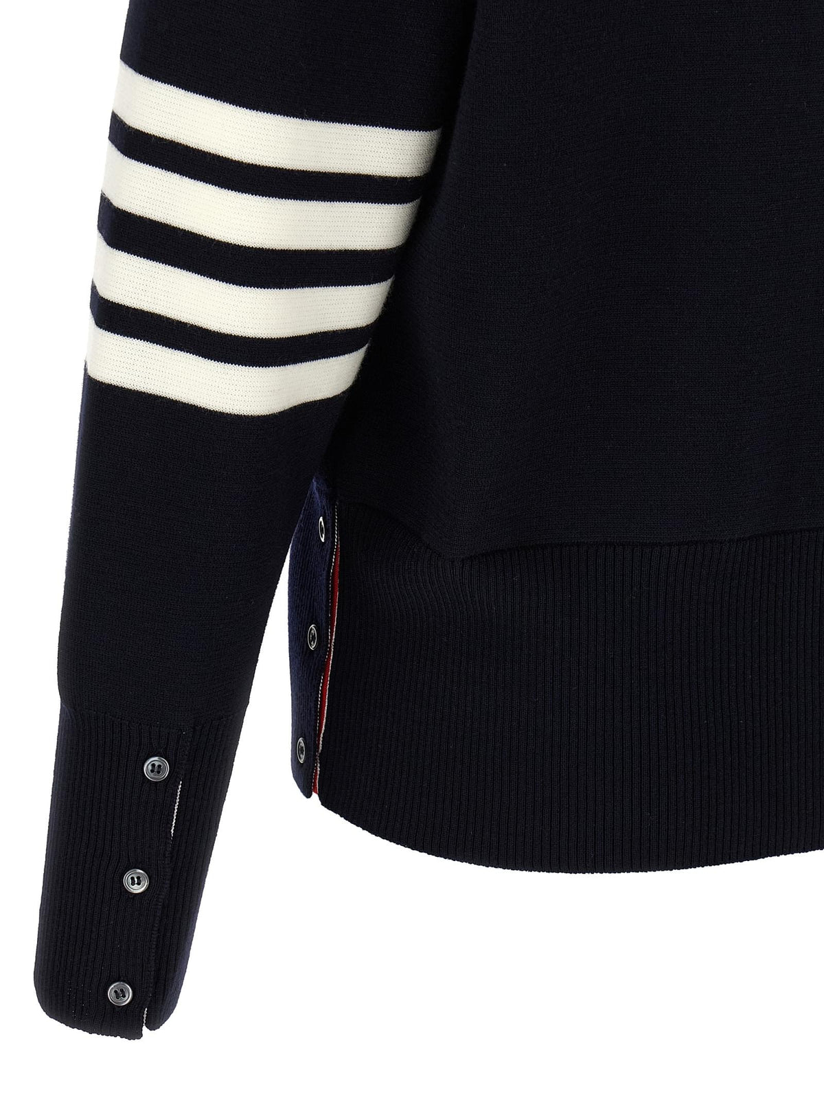 Thom Browne Men '4-Bar' Wool Cardigan THOM BROWNE