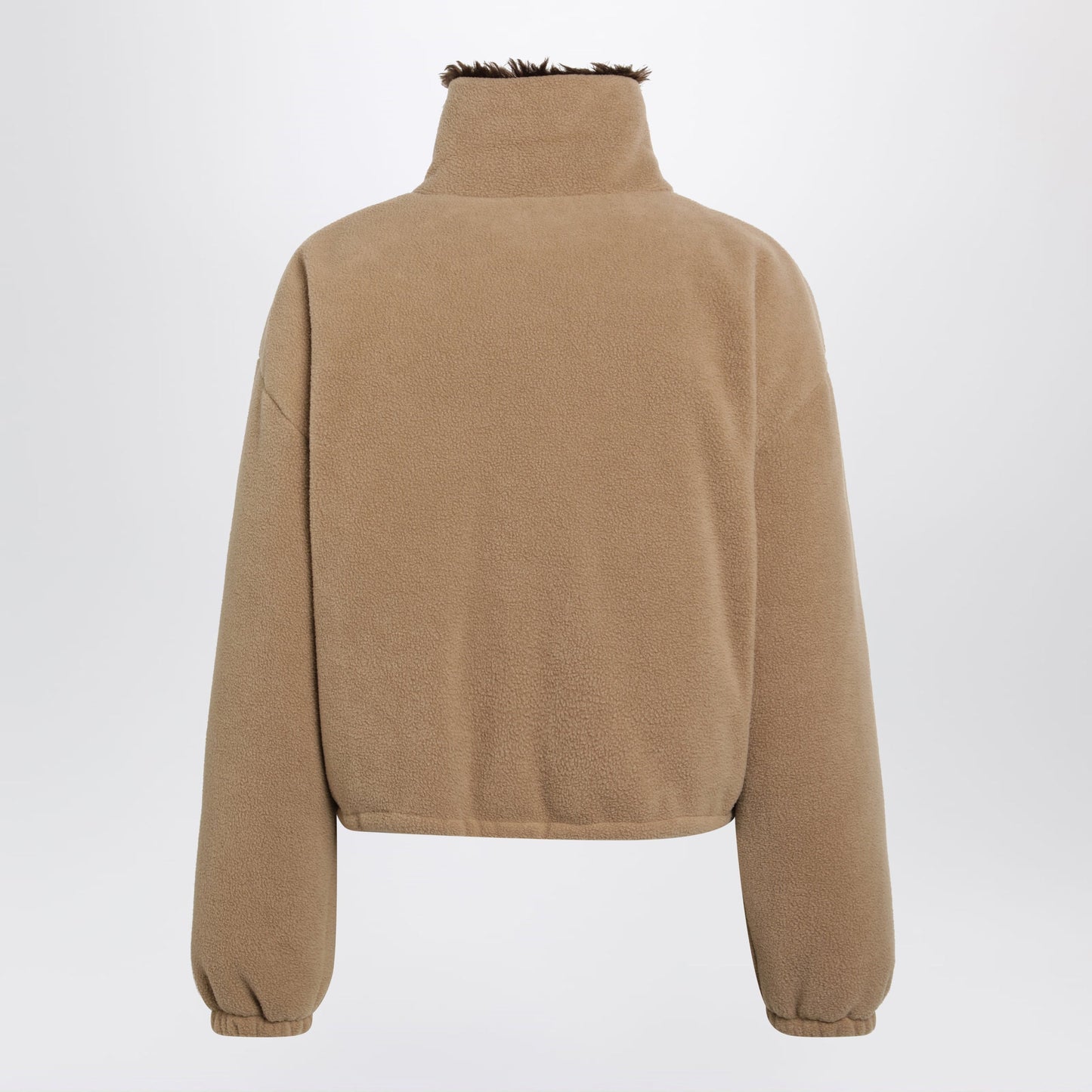 Miu Miu Camel Fleece Down Jacket Women MIU MIU