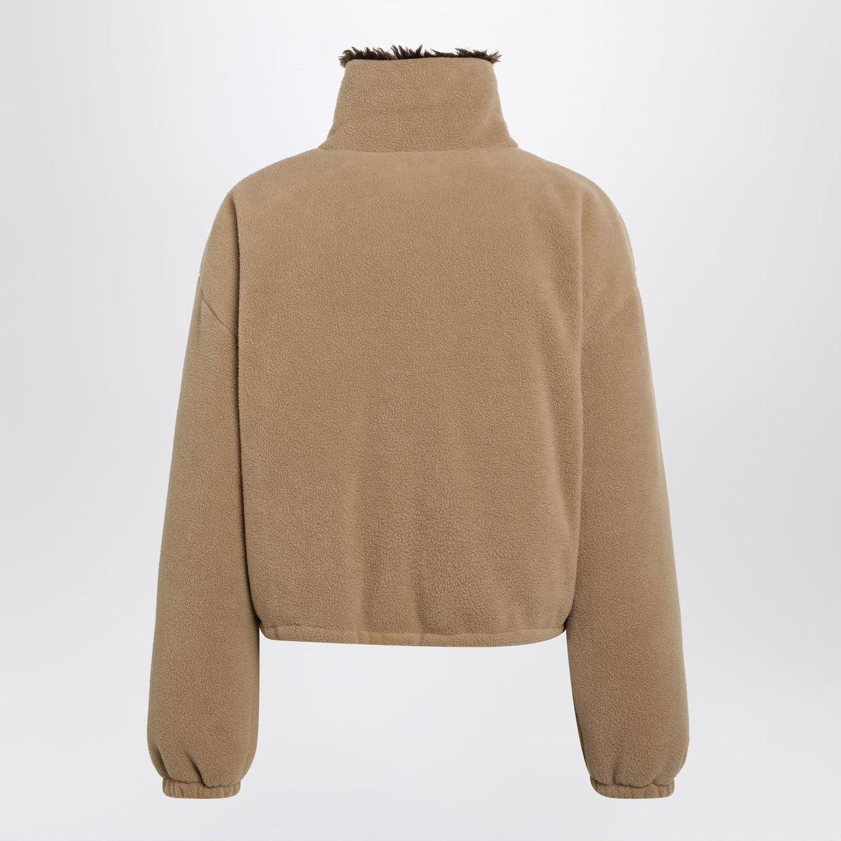 Miu Miu Camel Fleece Down Jacket Women MIU MIU