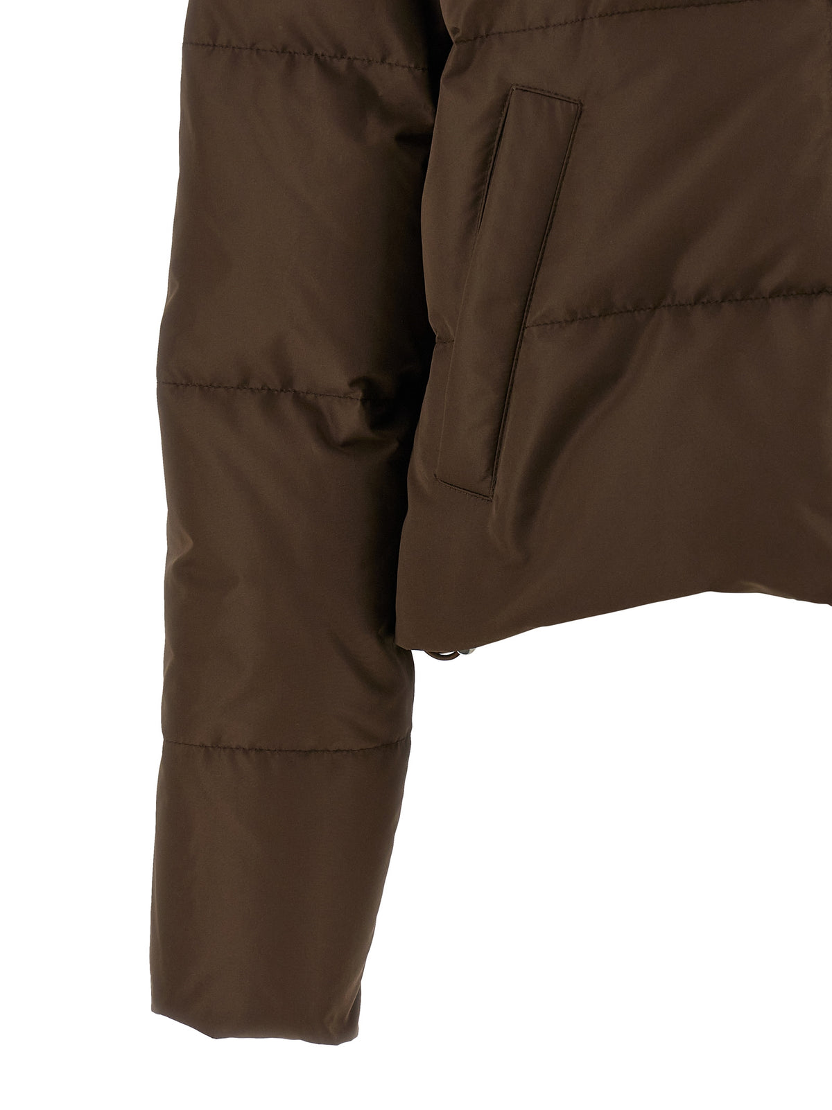 Miu Miu Women Pongé Tec Down Jacket MIU MIU