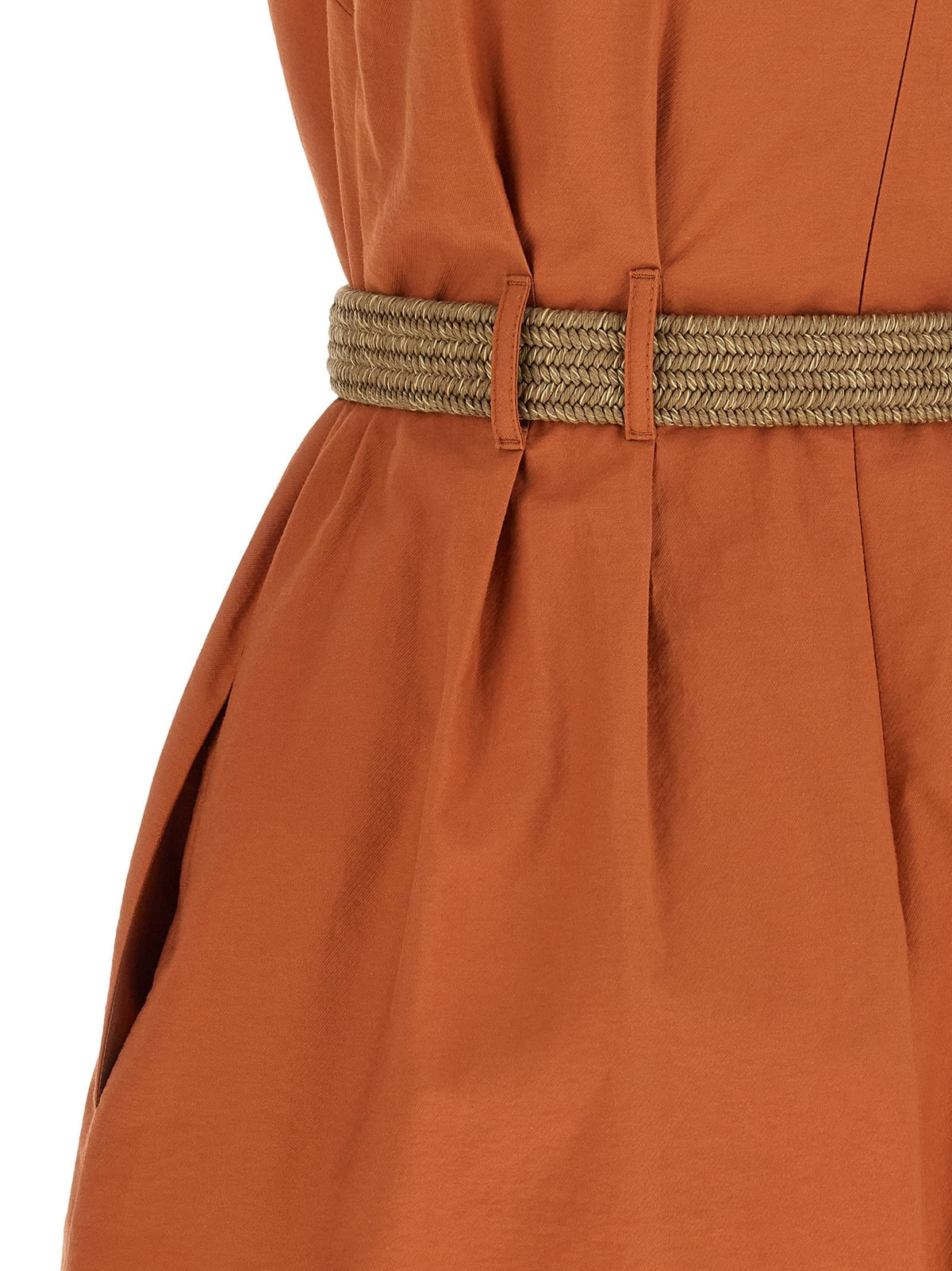 Brunello Cucinelli Women Texture Twill Dress BRUNELLO CUCINELLI
