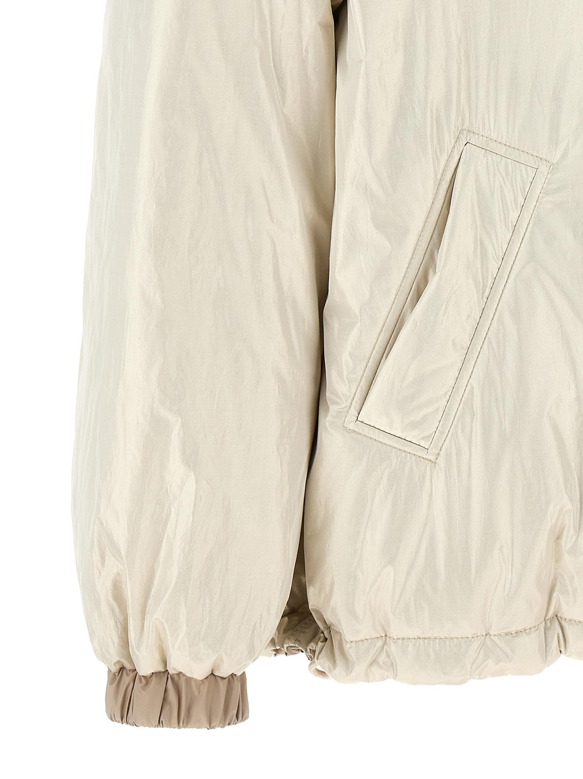 Brunello Cucinelli Women Laminated Reversible Down Jacket BRUNELLO CUCINELLI