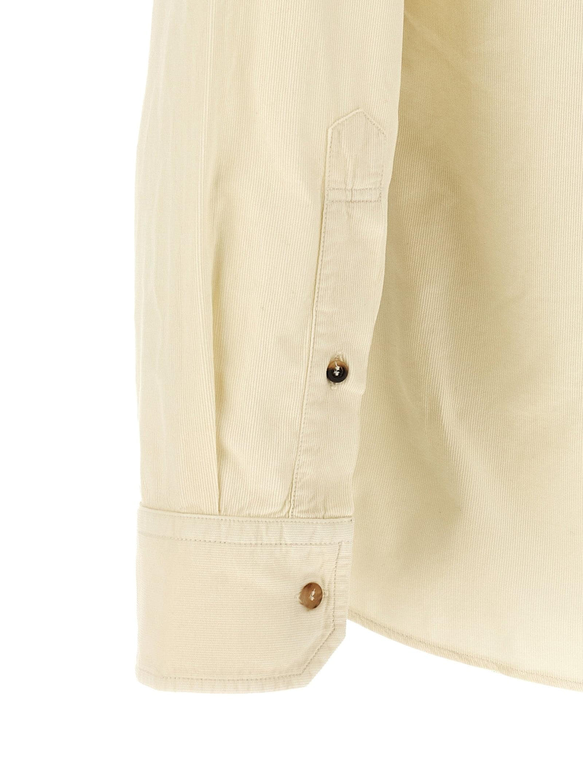 Brunello Cucinelli Men Western Velvet Shirt BRUNELLO CUCINELLI