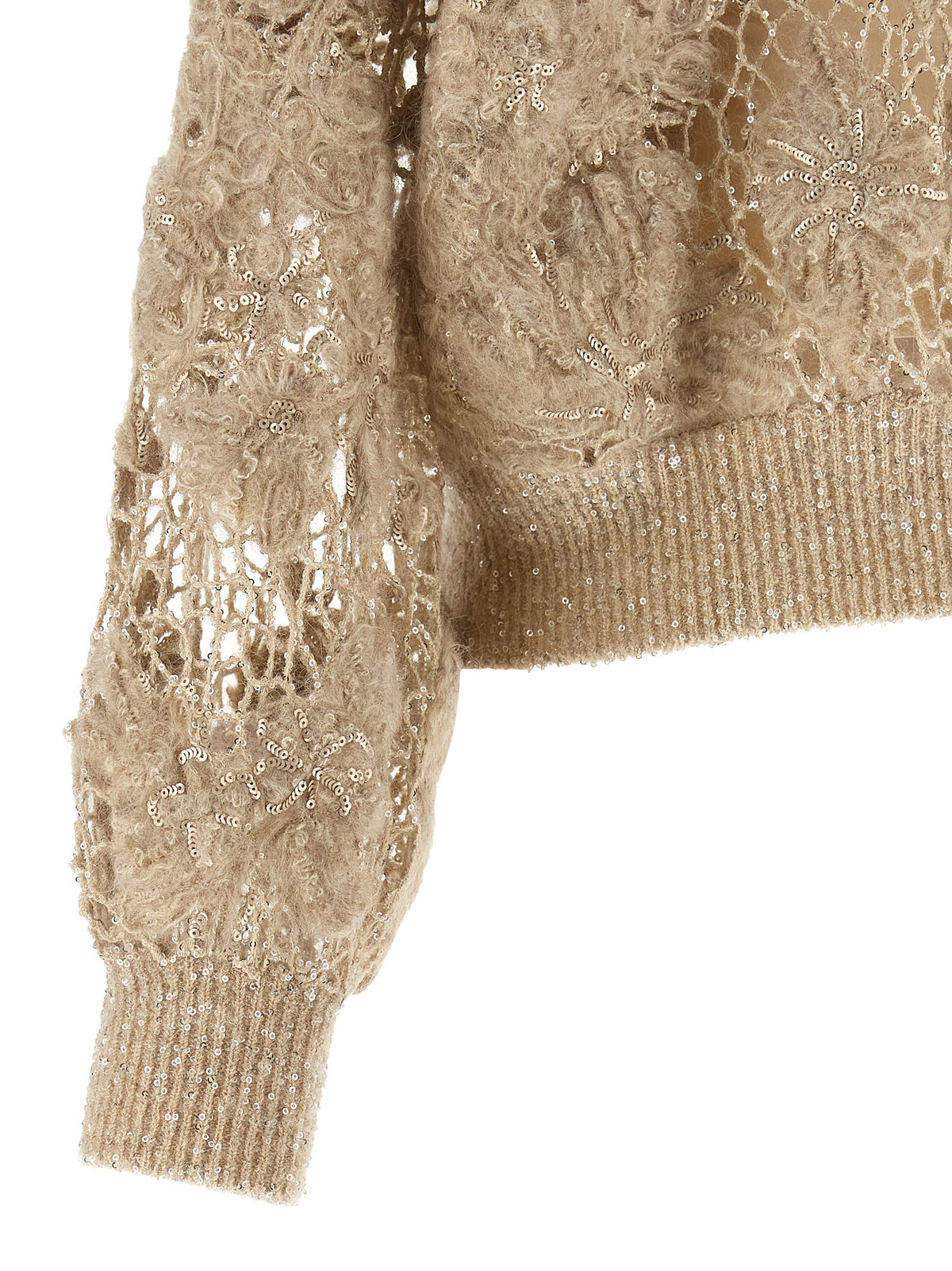 Brunello Cucinelli Women 'Whispering Bloom Embroidery' Sweater BRUNELLO CUCINELLI