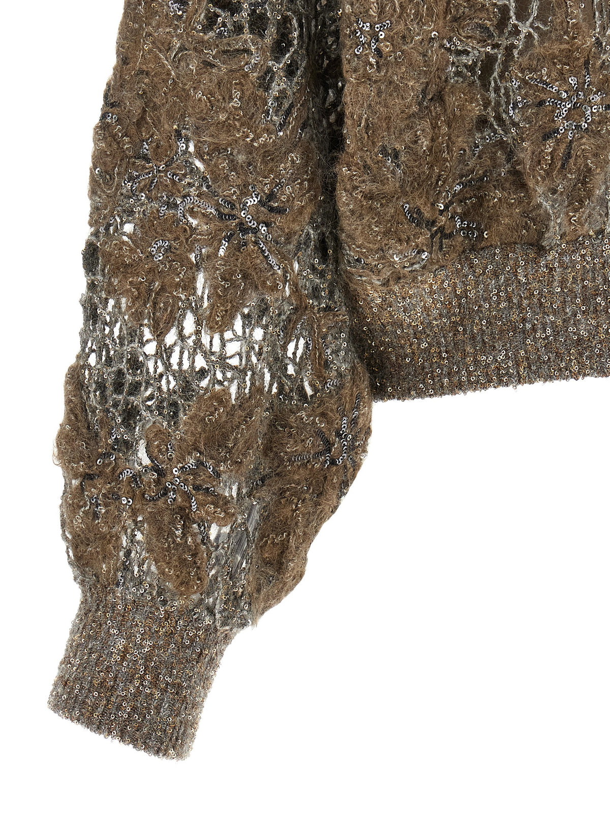 Brunello Cucinelli Women 'Whispering Bloom Embroidery' Sweater BRUNELLO CUCINELLI