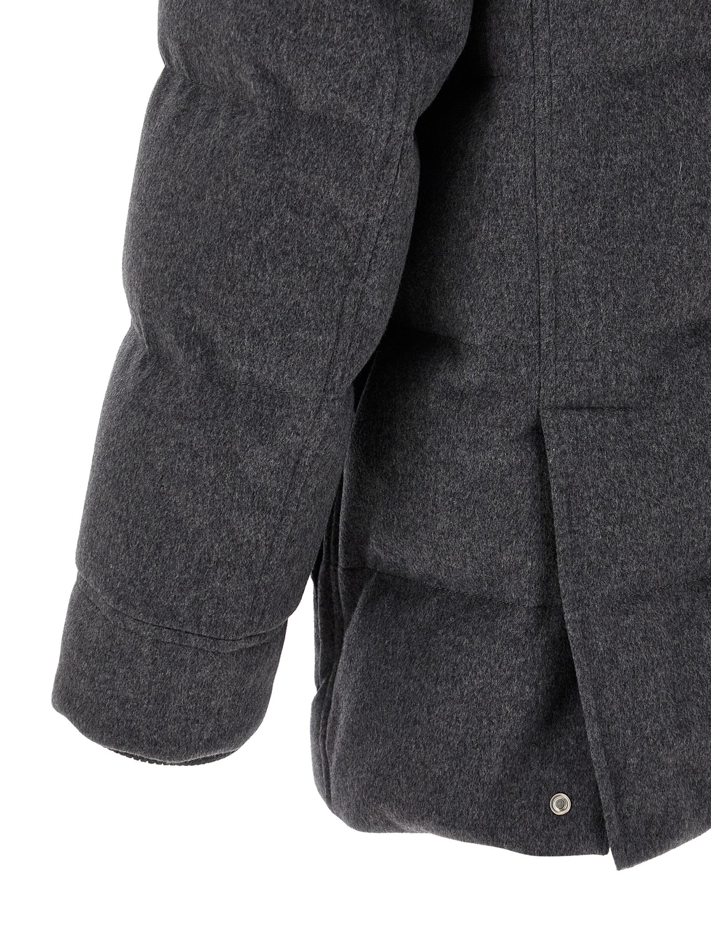 Brunello Cucinelli Men Membrane Wool Flannel Parka BRUNELLO CUCINELLI