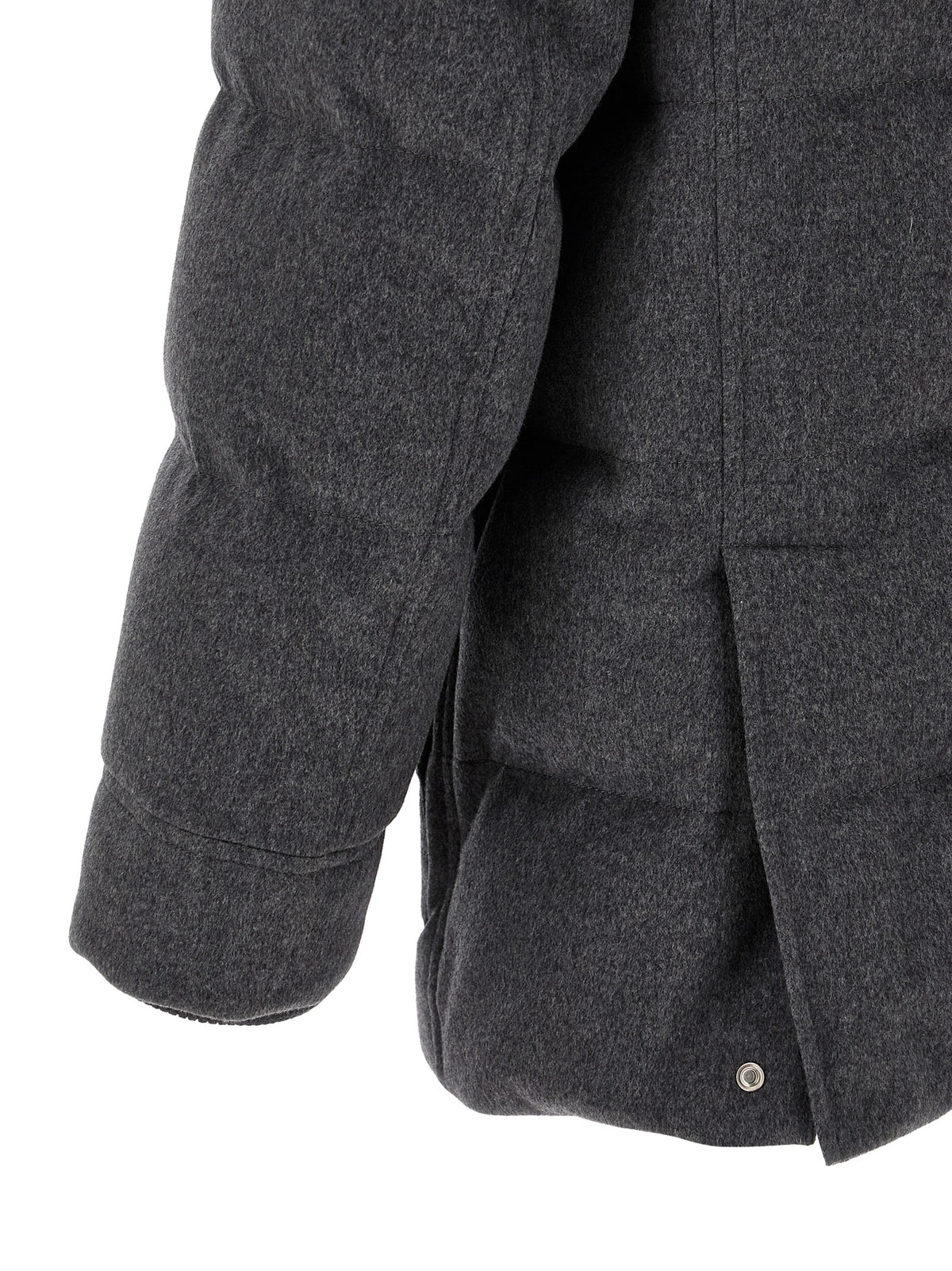 Brunello Cucinelli Men Membrane Wool Flannel Parka BRUNELLO CUCINELLI