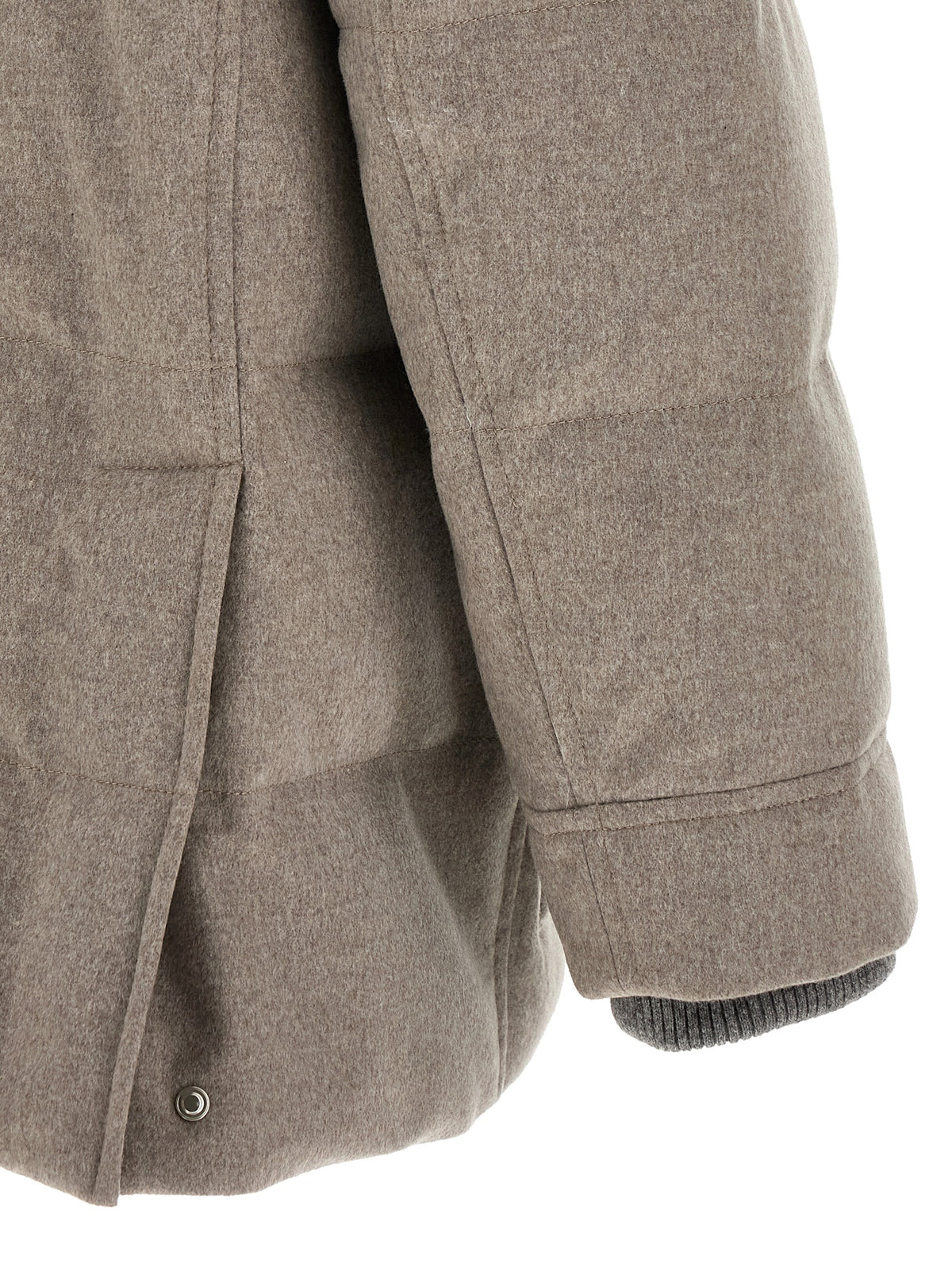 Brunello Cucinelli Men Membrane Wool Flannel Parka BRUNELLO CUCINELLI