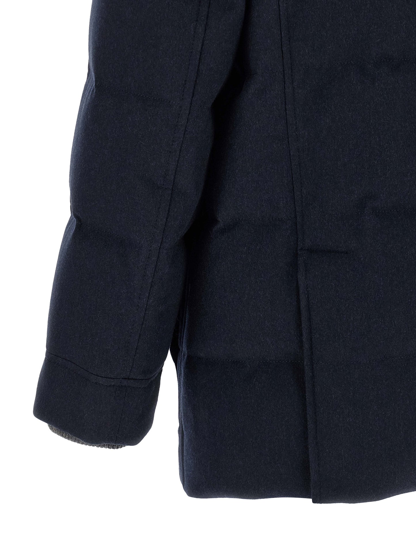 Brunello Cucinelli Men Wool Flannel Parka BRUNELLO CUCINELLI