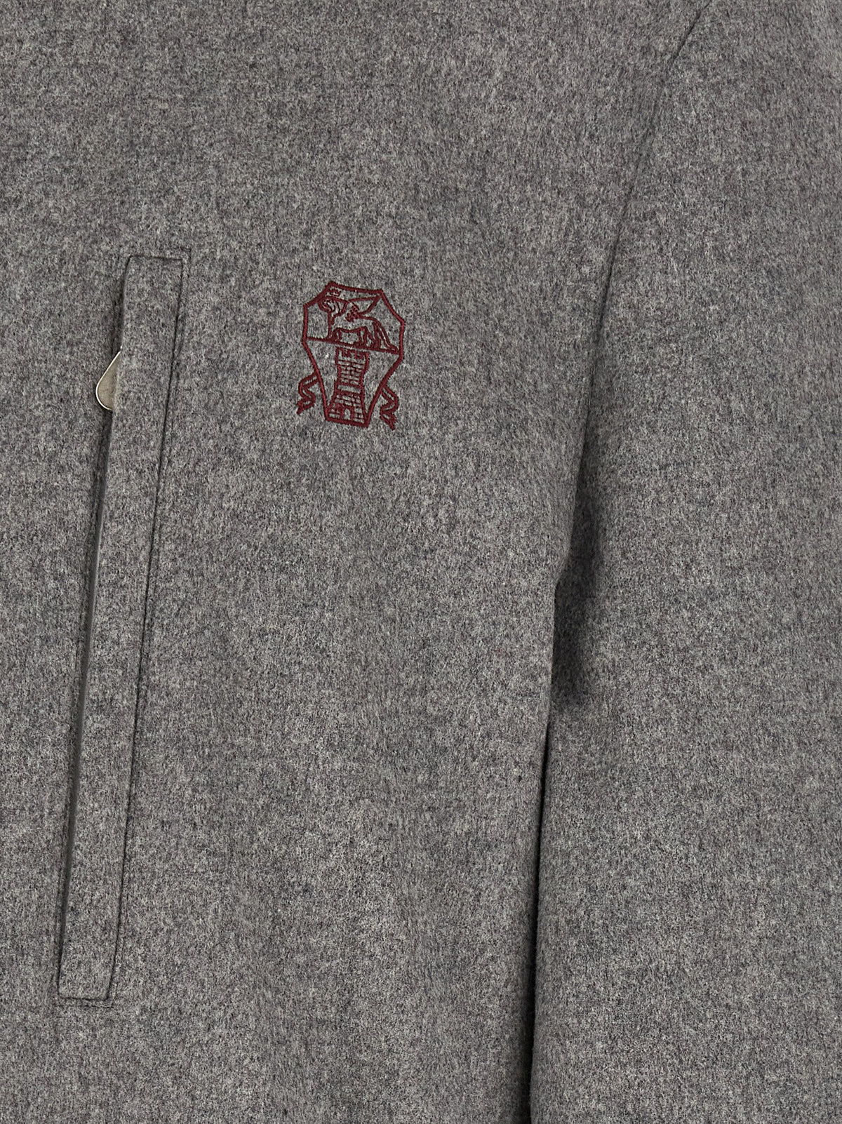 Brunello Cucinelli Men Grey 'Mountain' Saharan BRUNELLO CUCINELLI