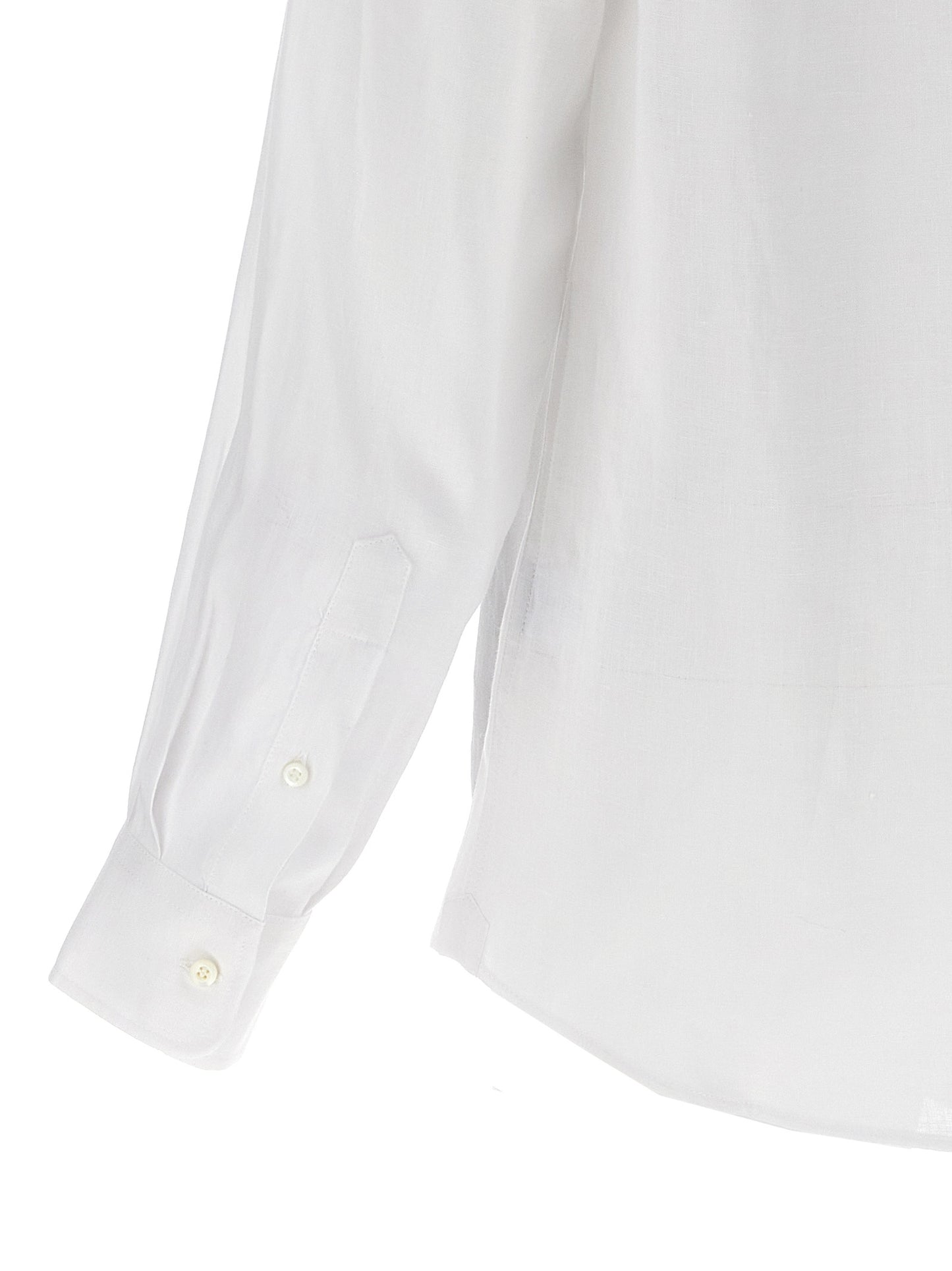 Brunello Cucinelli Men Linen Shirt BRUNELLO CUCINELLI