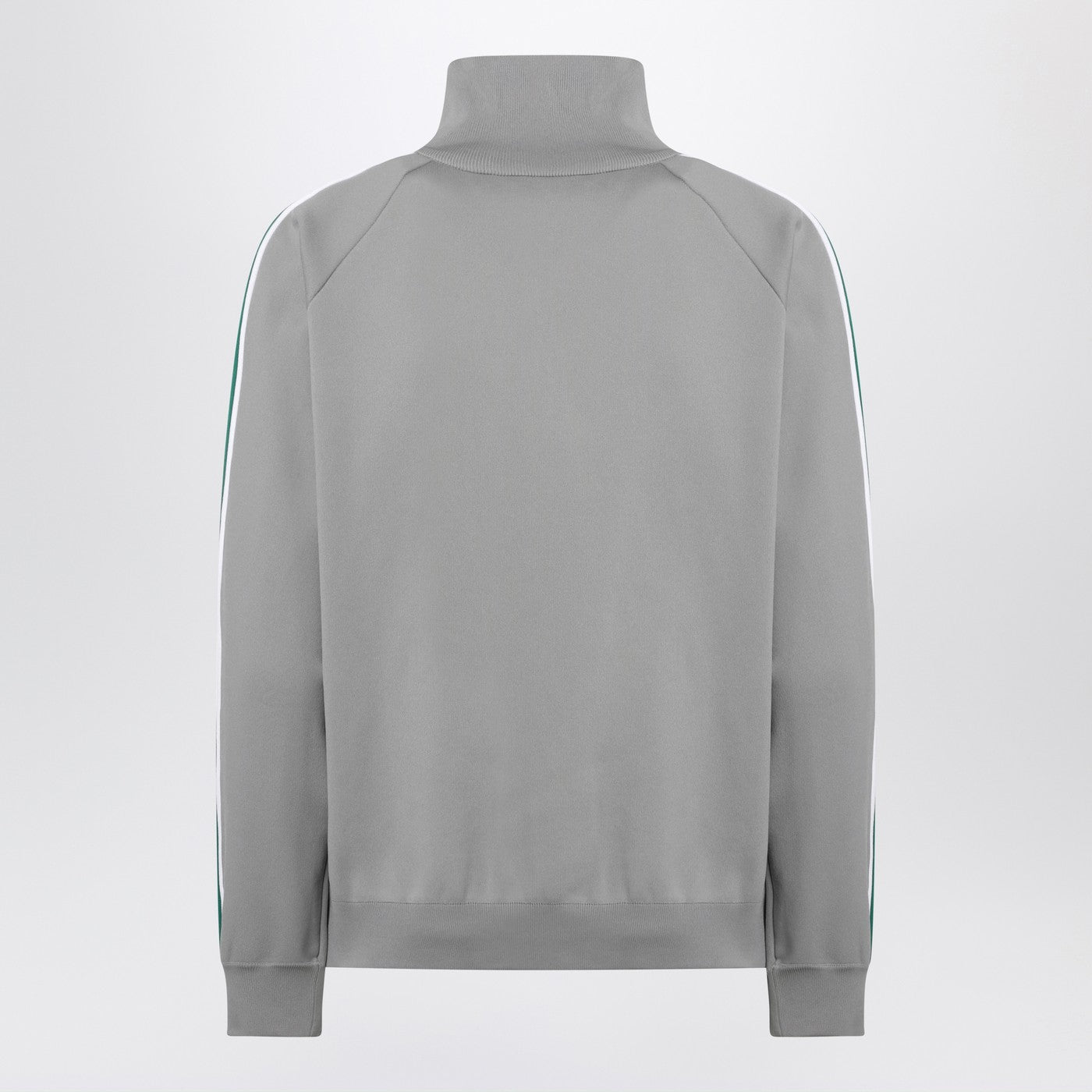 Miu Miu Grey/Green Zip Sweatshirt In Technical Knit Women MIU MIU