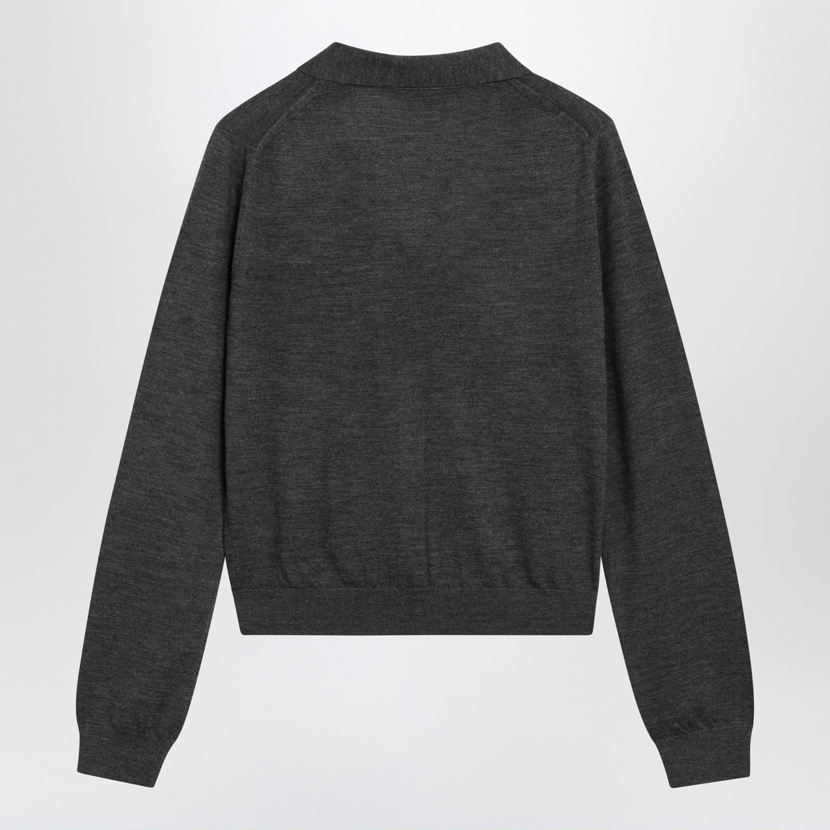 Miu Miu Anthracite Wool Cardigan Women MIU MIU