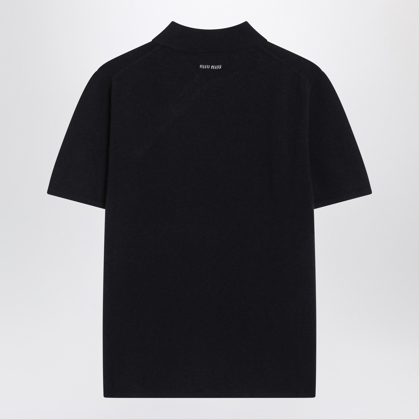 Miu Miu Polo In Cashmere Blue Women MIU MIU